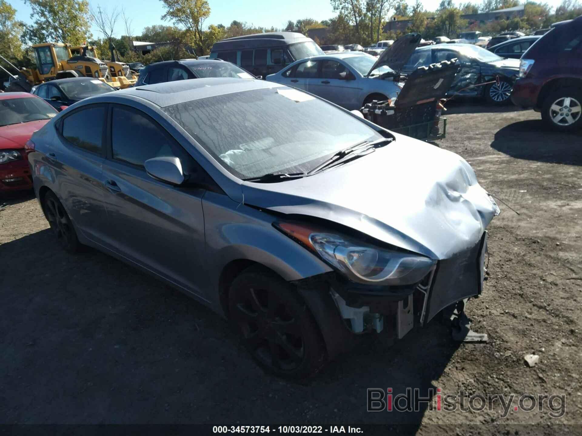 Photo KMHDH4AEXCU303467 - HYUNDAI ELANTRA 2012