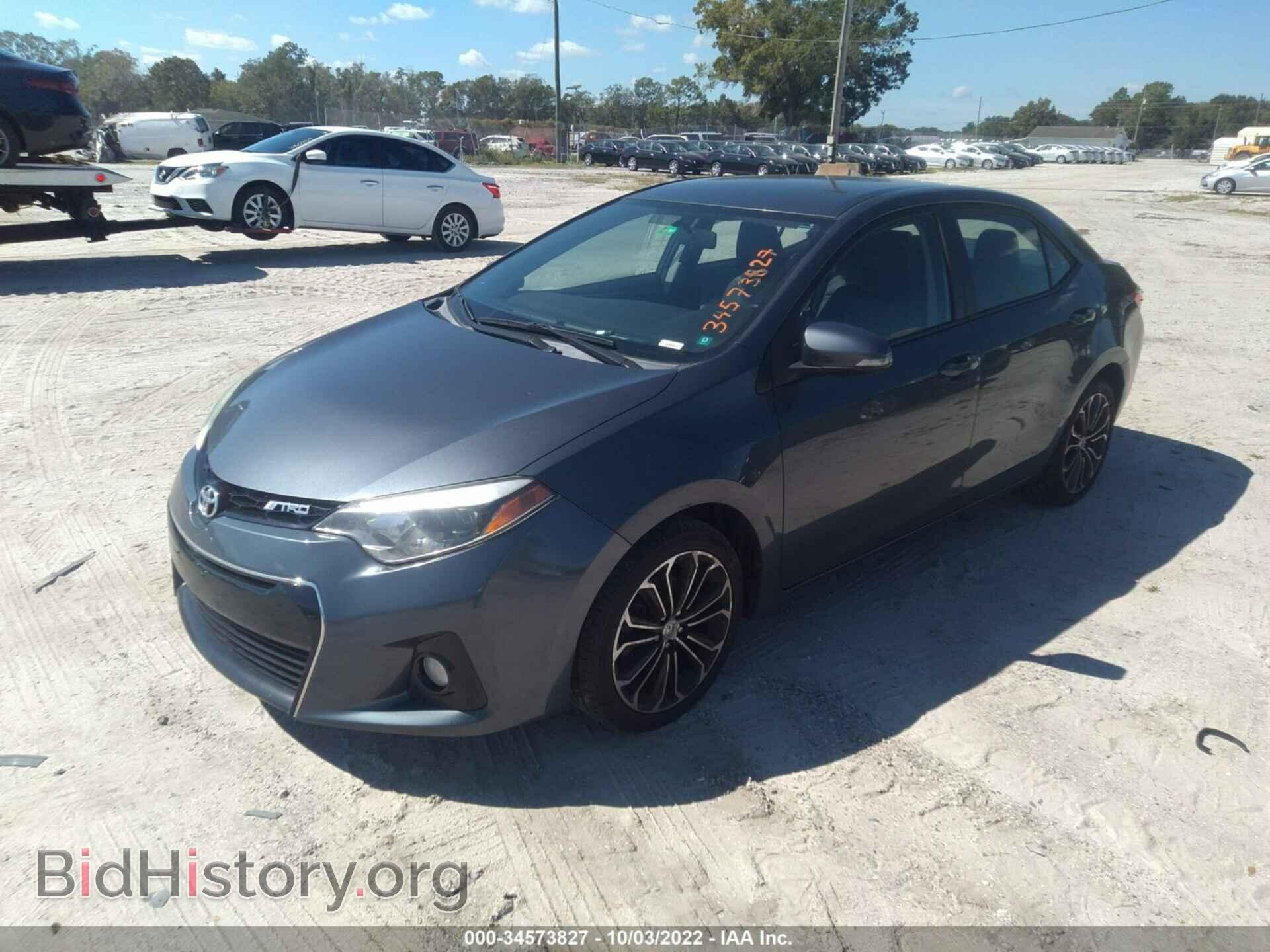 2015 TOYOTA COROLLA - VIN: 2T1BURHEXFC375314 - Photo 2