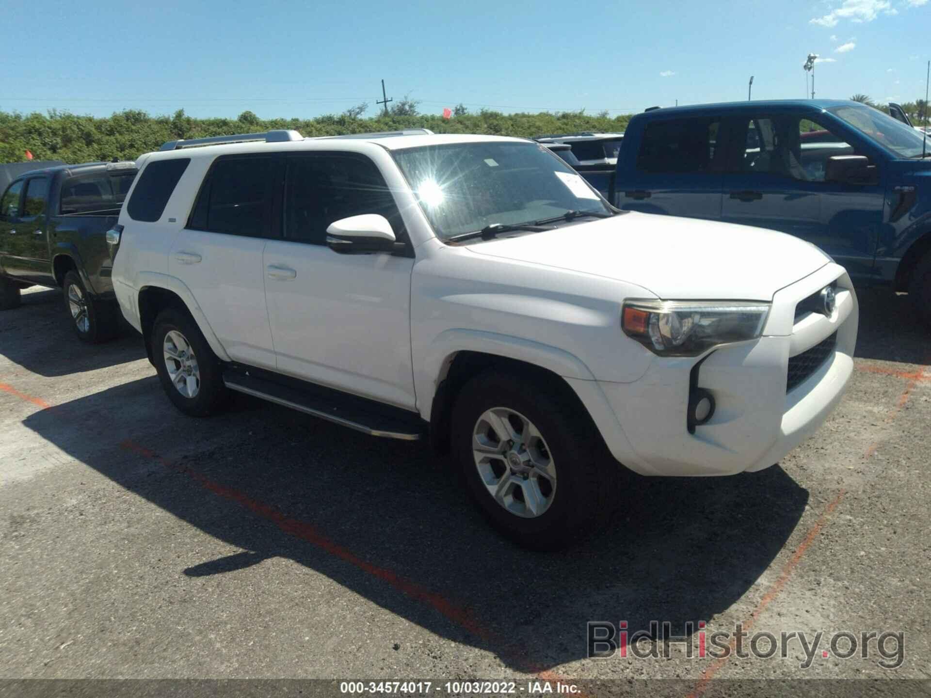 Photo JTEZU5JR5E5076244 - TOYOTA 4RUNNER 2014