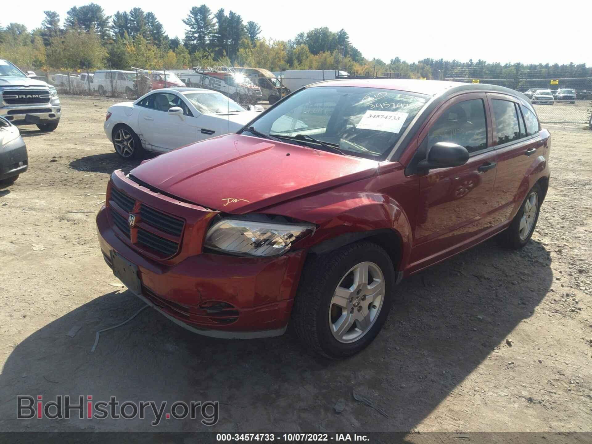 2008 DODGE CALIBER - VIN: 1B3HB28B18D770843 - Фото 2