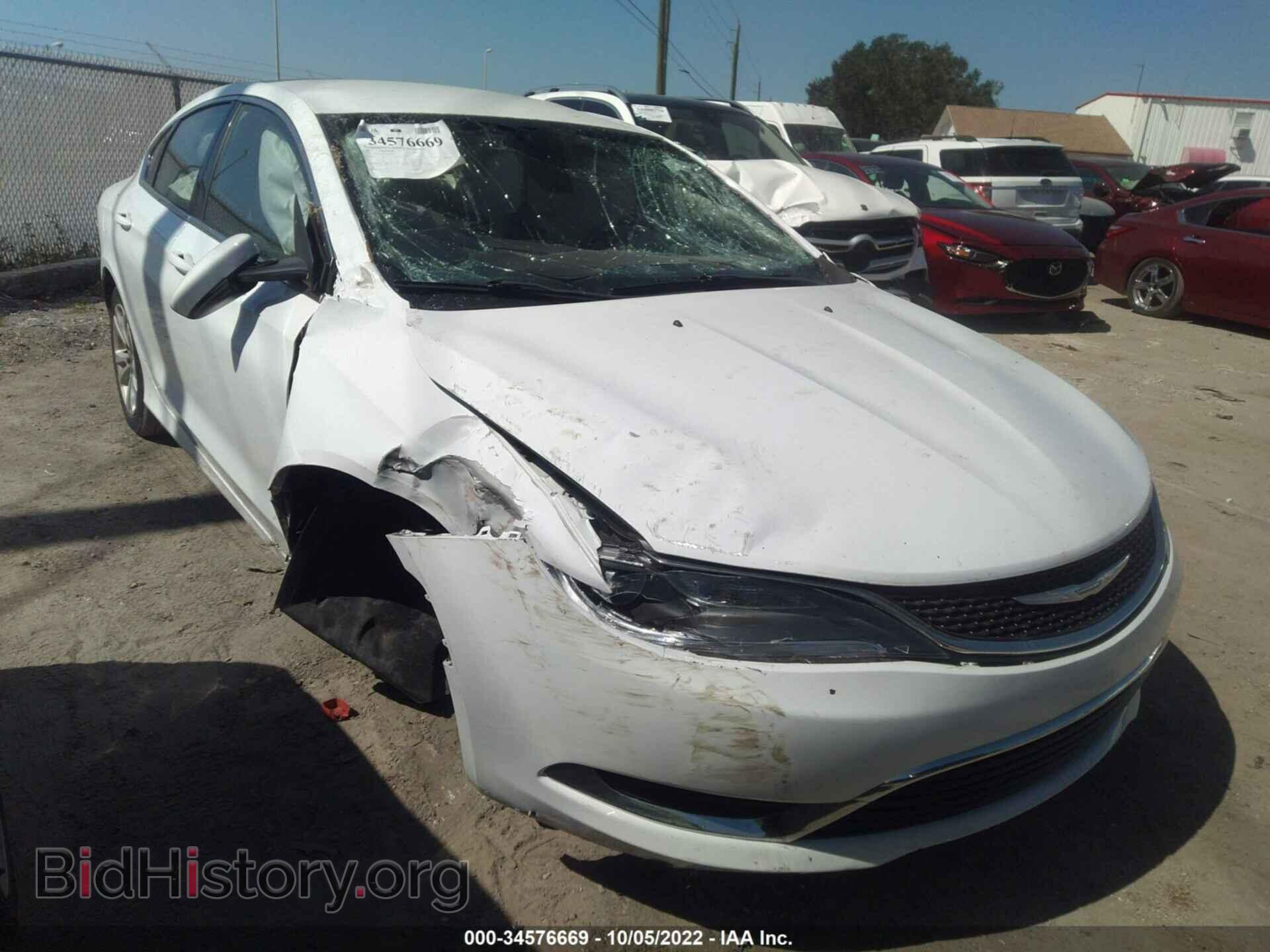 Photo 1C3CCCABXFN561814 - CHRYSLER 200 2015