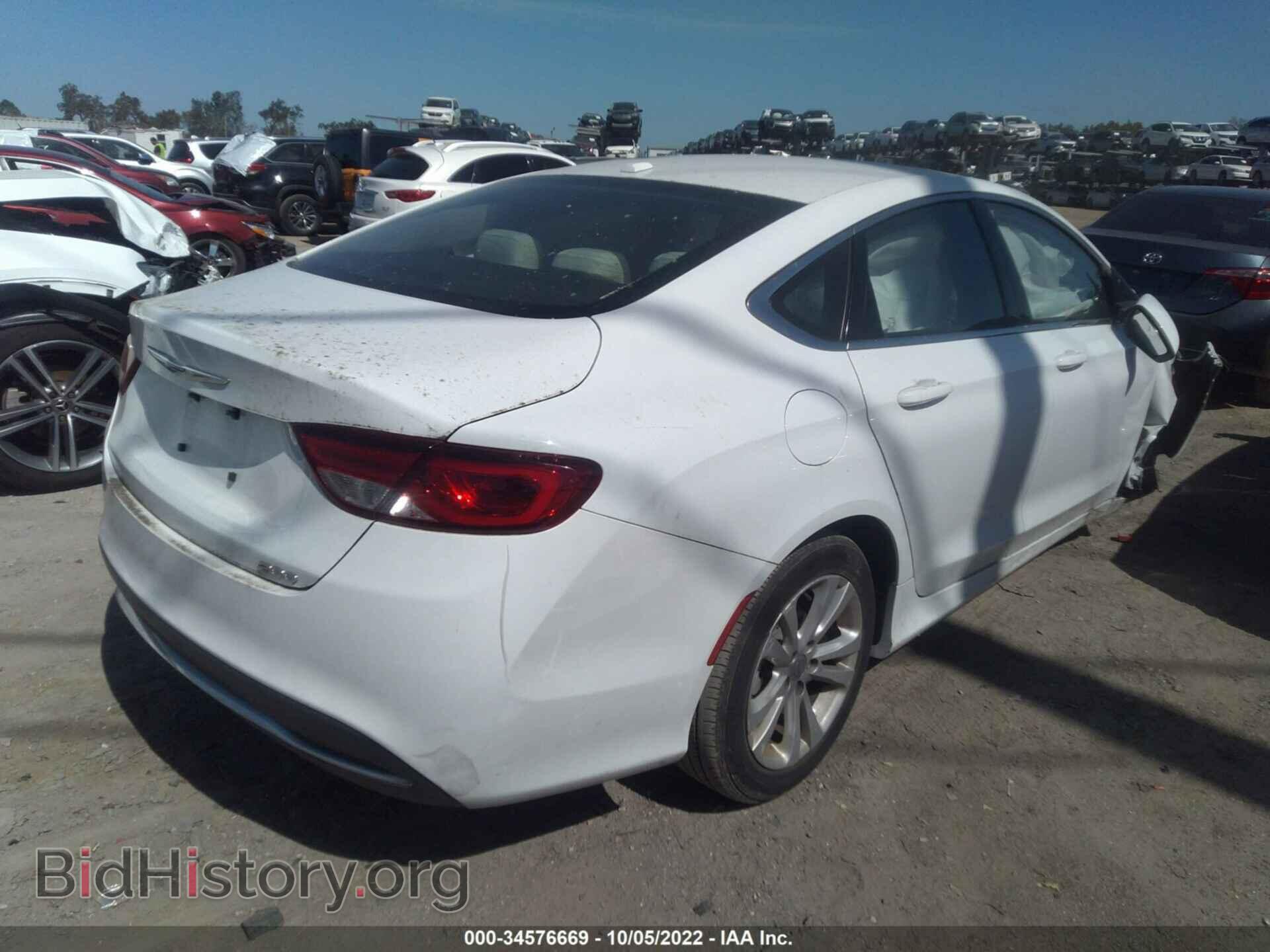 2015 CHRYSLER 200 - VIN: 1C3CCCABXFN561814 - Фото 4