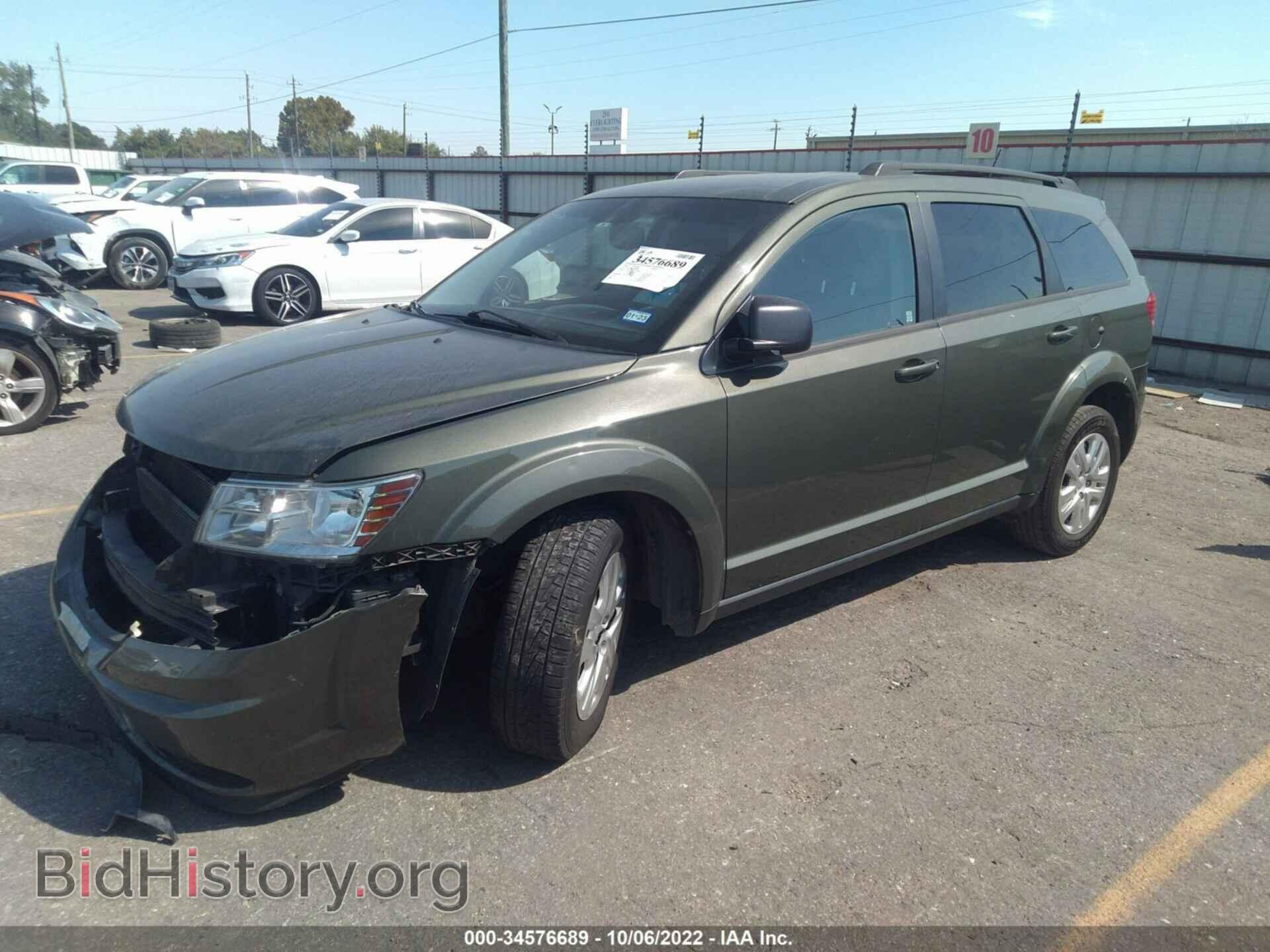 2016 DODGE JOURNEY - VIN: 3C4PDCAB8GT207804 - Фото 2