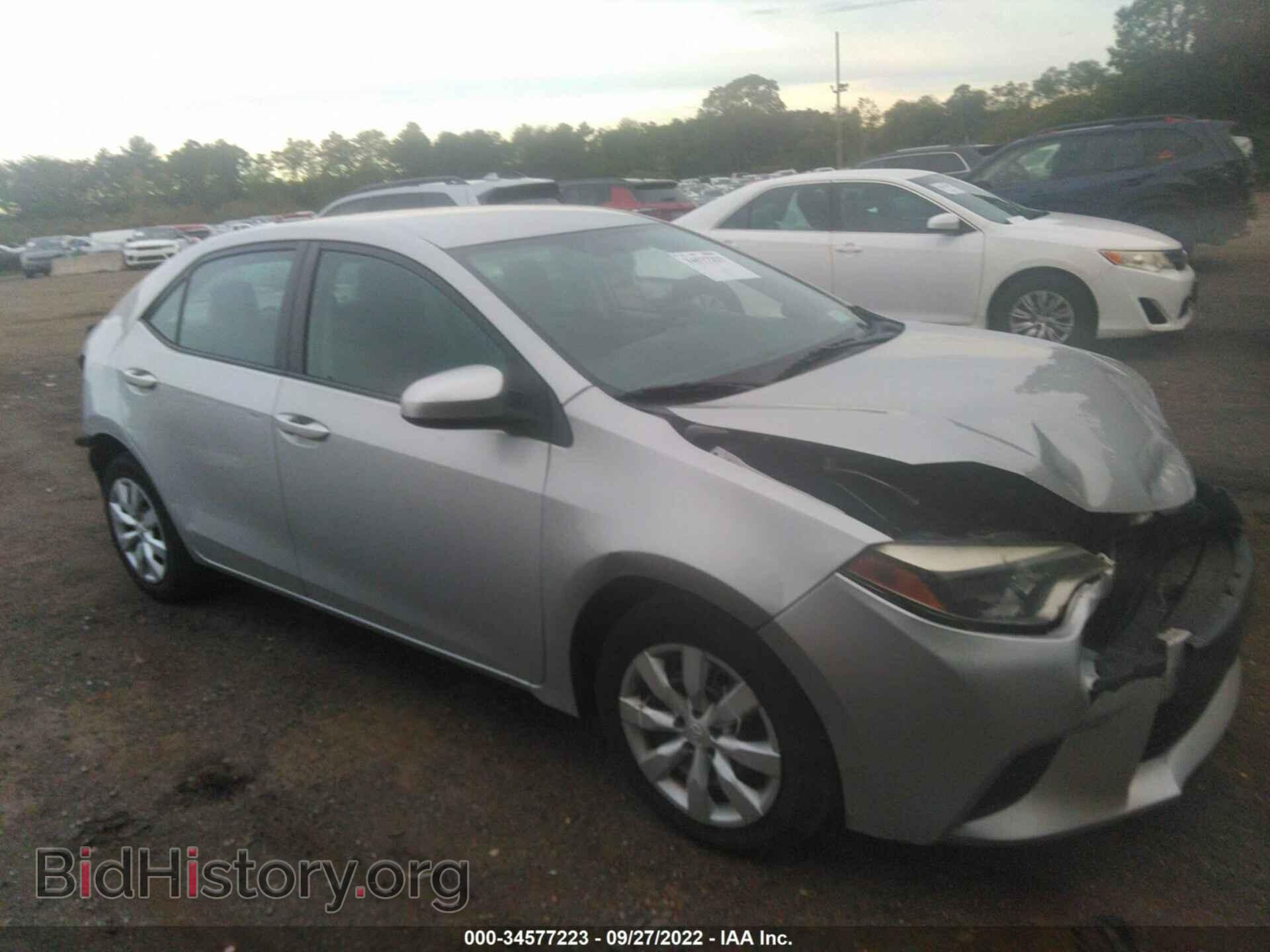 Фотография 5YFBURHE2EP129338 - TOYOTA COROLLA 2014