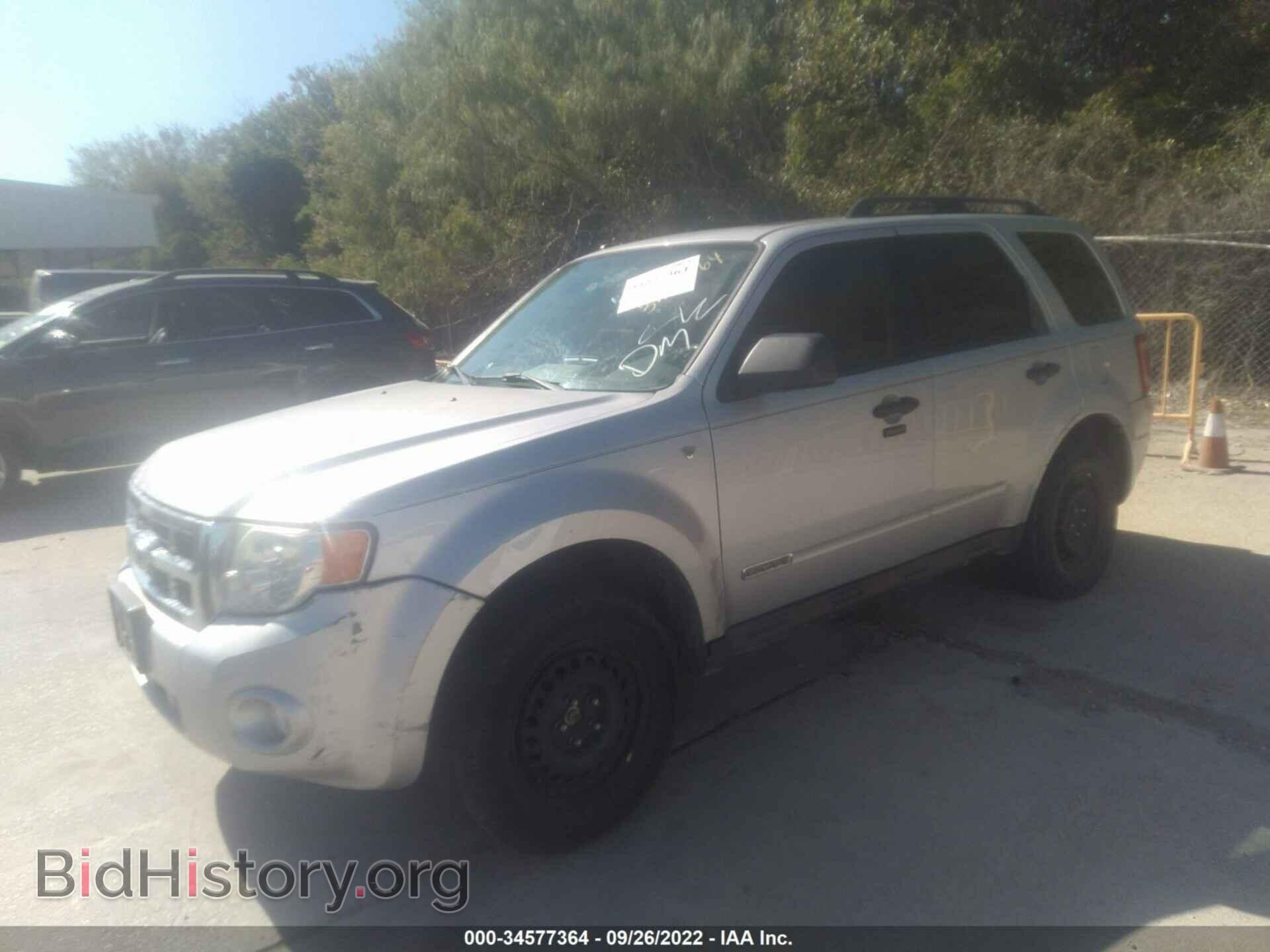 2008 FORD ESCAPE - VIN: 1FMCU03128KA80774 - Фото 2