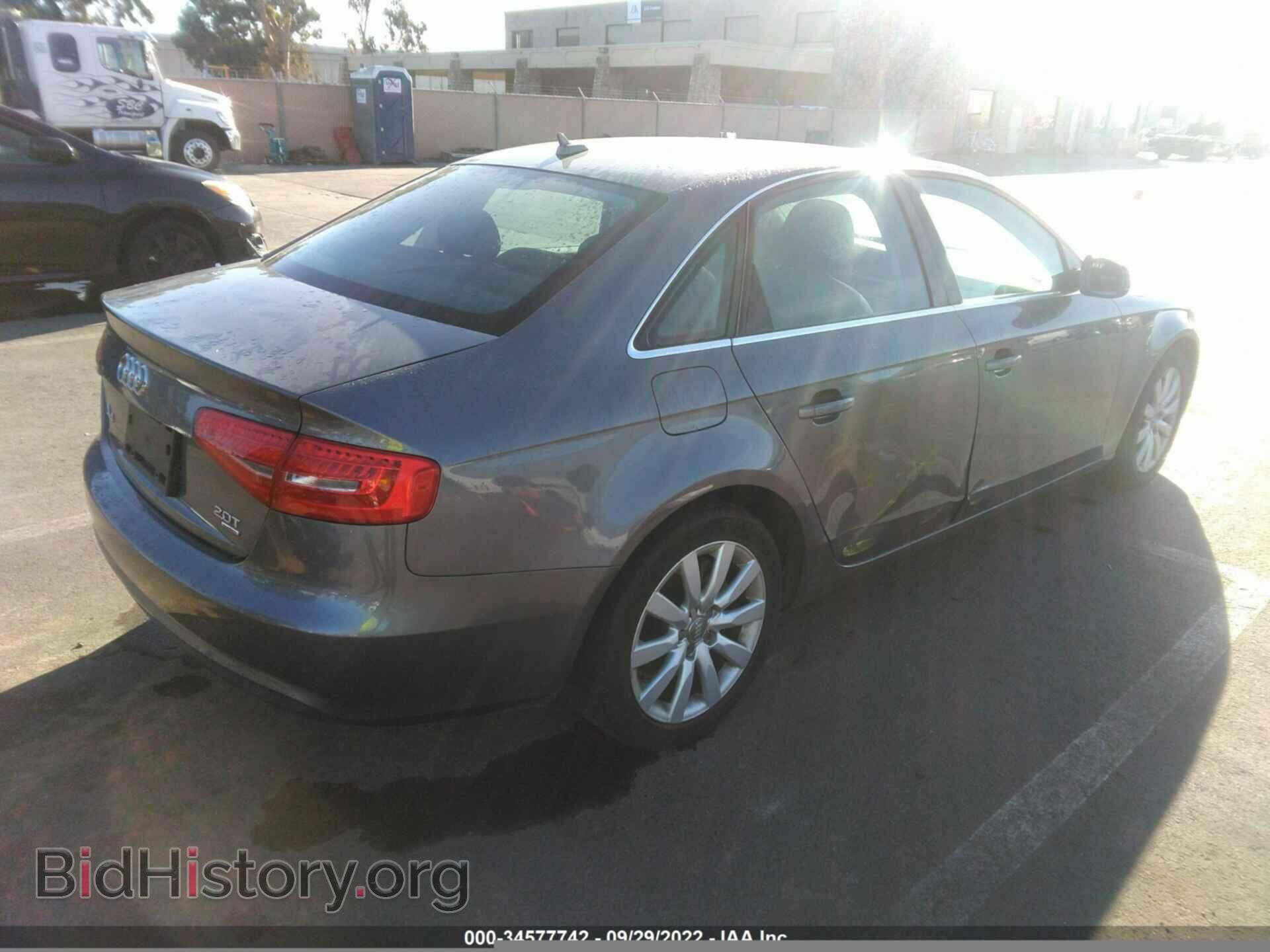 2013 AUDI A4 - VIN: WAUDFAFL2DA166539 - Фото 4