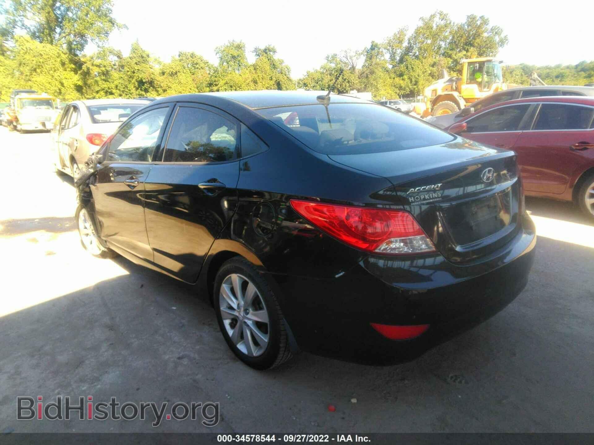 2014 HYUNDAI ACCENT - VIN: KMHCU4AE7EU626305 - Фото 3