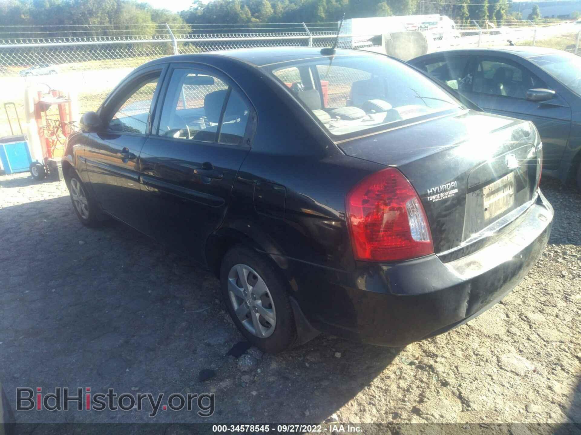 2009 HYUNDAI ACCENT - VIN: KMHCN46C09U347210 - Фото 3