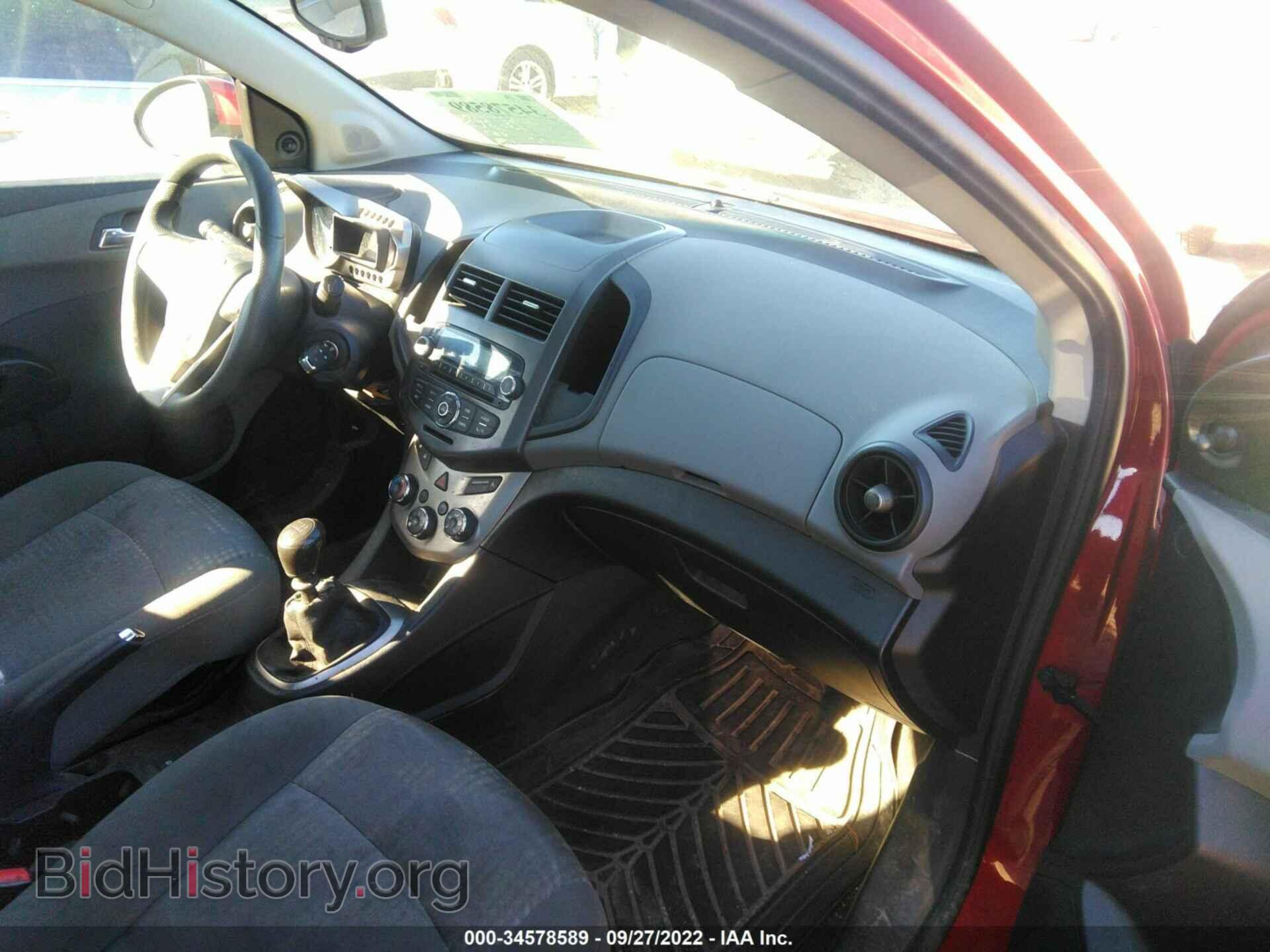 2012 CHEVROLET SONIC - VIN: 1G1JB6SH3C4122667 - Фото 5