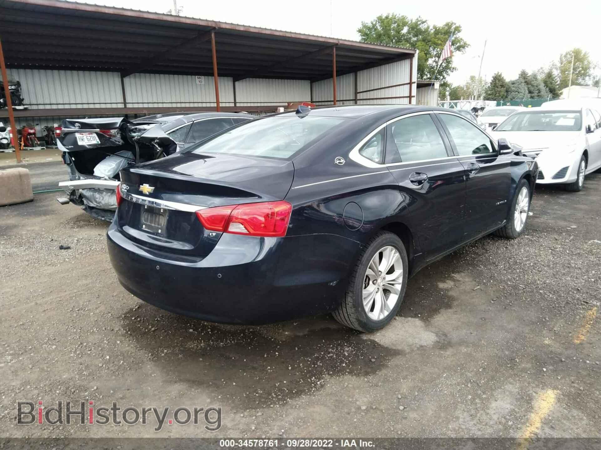 2014 CHEVROLET IMPALA - VIN: 2G1125S36E9231106 - Фото 4