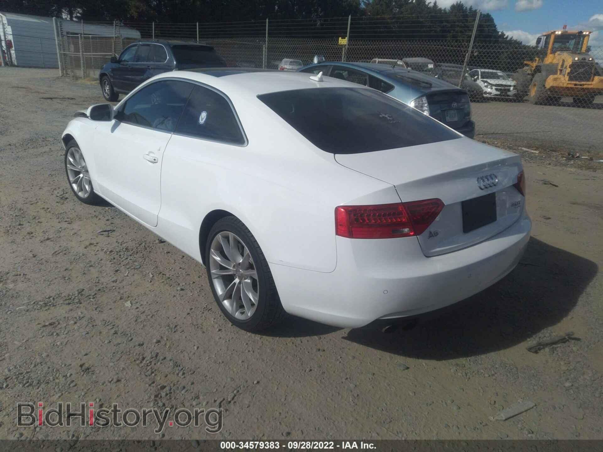 2013 AUDI A5 - VIN: WAUVFAFR2DA034521 - Photo 3
