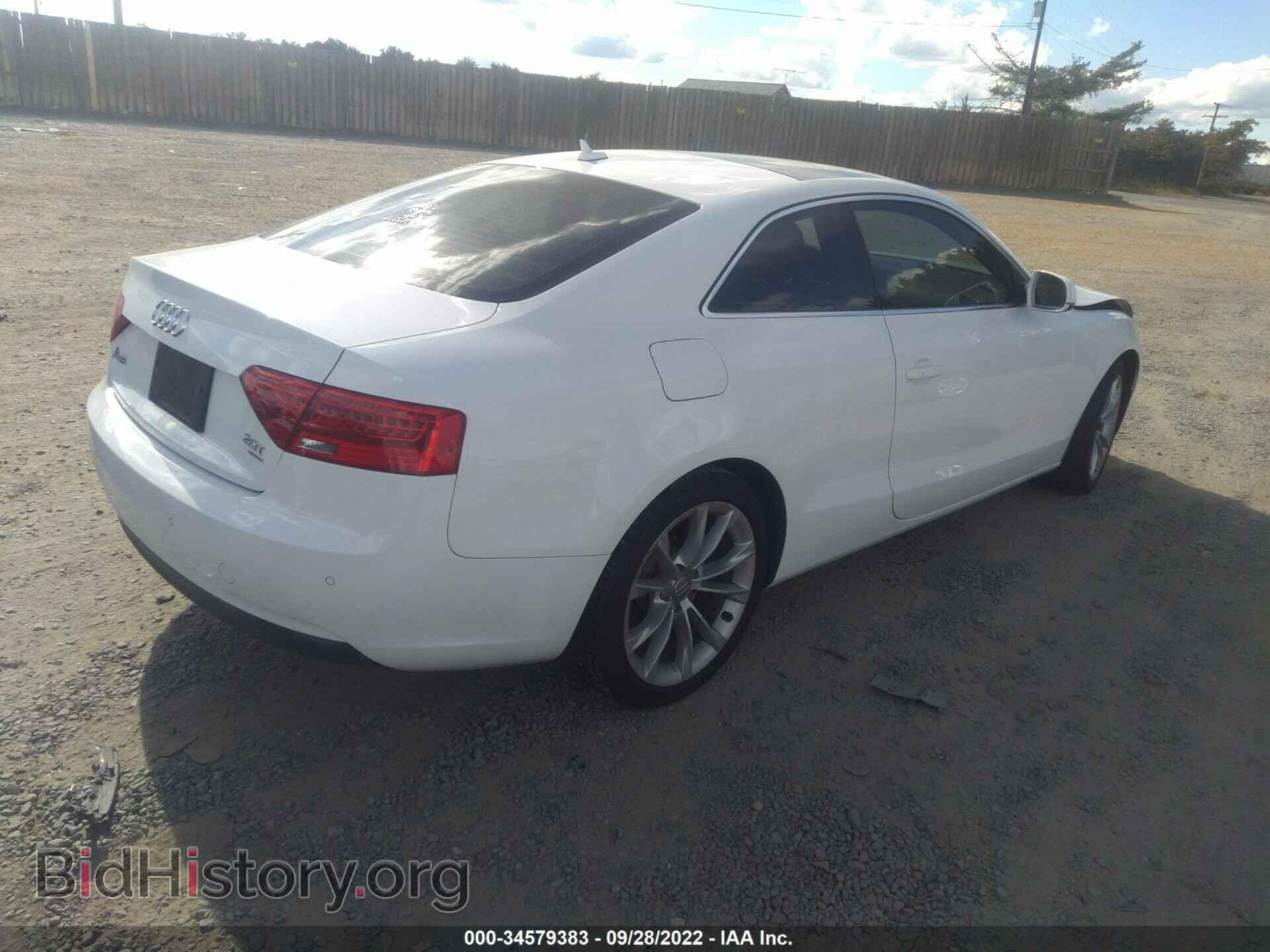 2013 AUDI A5 - VIN: WAUVFAFR2DA034521 - Photo 4