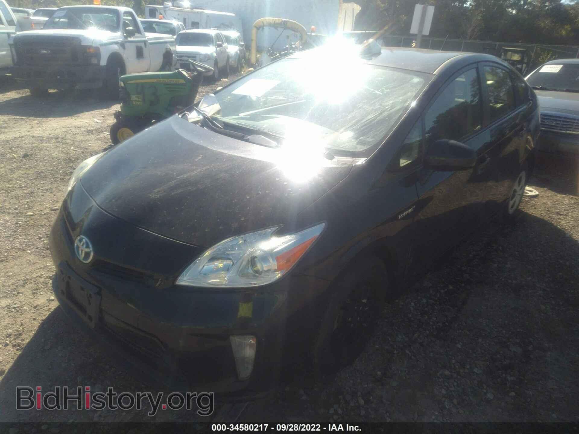 2014 TOYOTA PRIUS - VIN: JTDKN3DU3E0373341 - Фото 2