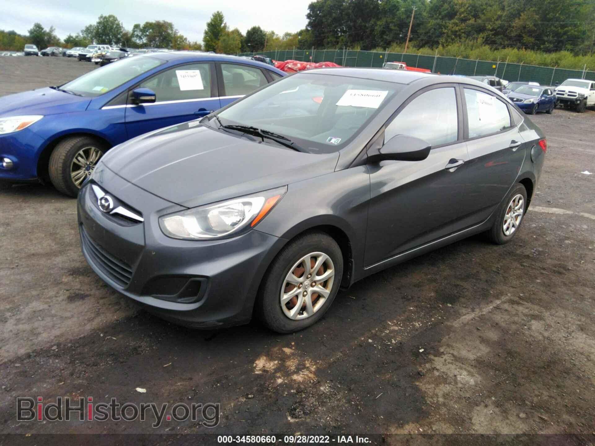 2012 HYUNDAI ACCENT - VIN: KMHCT4AE1CU222545 - Фото 2
