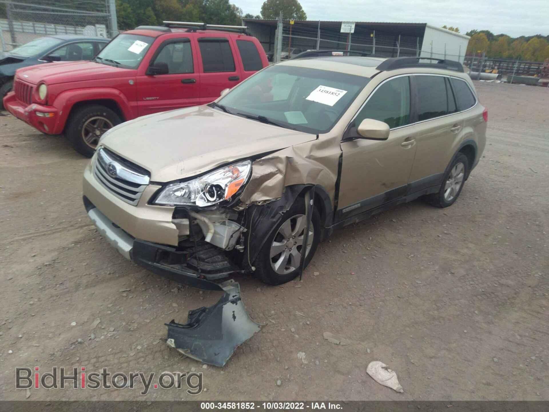 2010 SUBARU OUTBACK - VIN: 4S4BRBKC5A3341553 - Фото 2