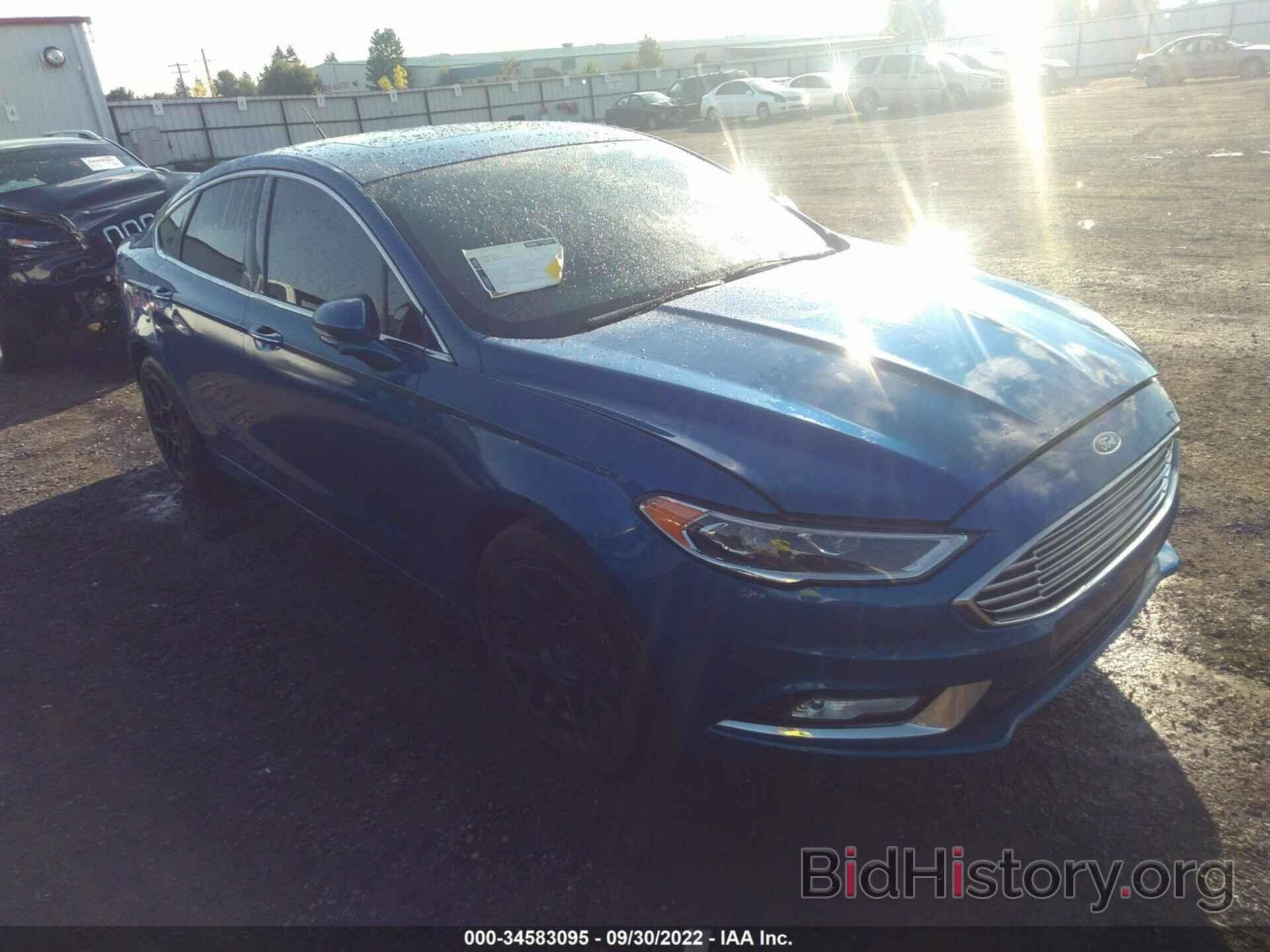 Photo 3FA6P0T93HR376550 - FORD FUSION 2017