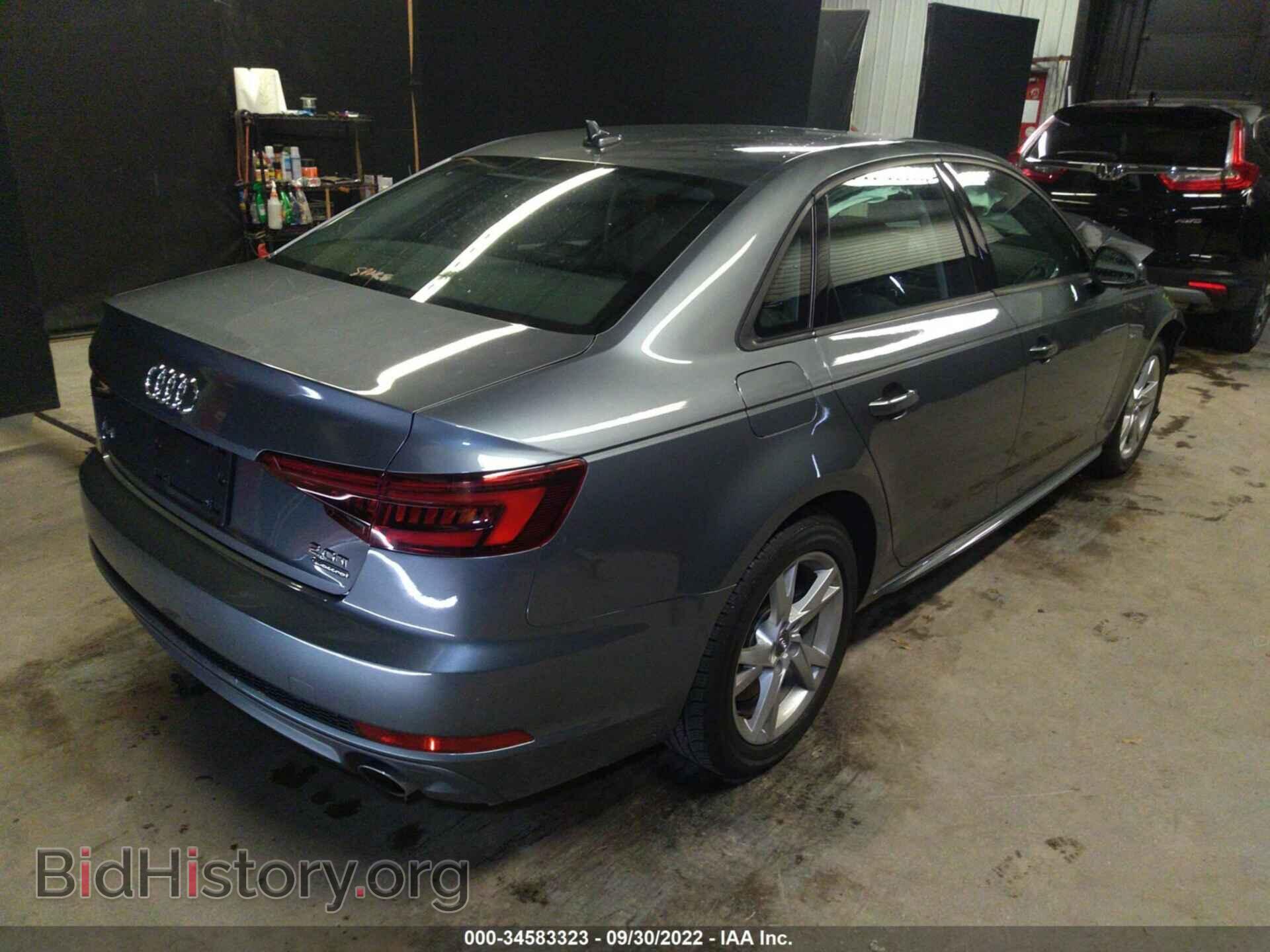 2018 AUDI A4 - VIN: WAUDNAF41JA125570 - Фото 4
