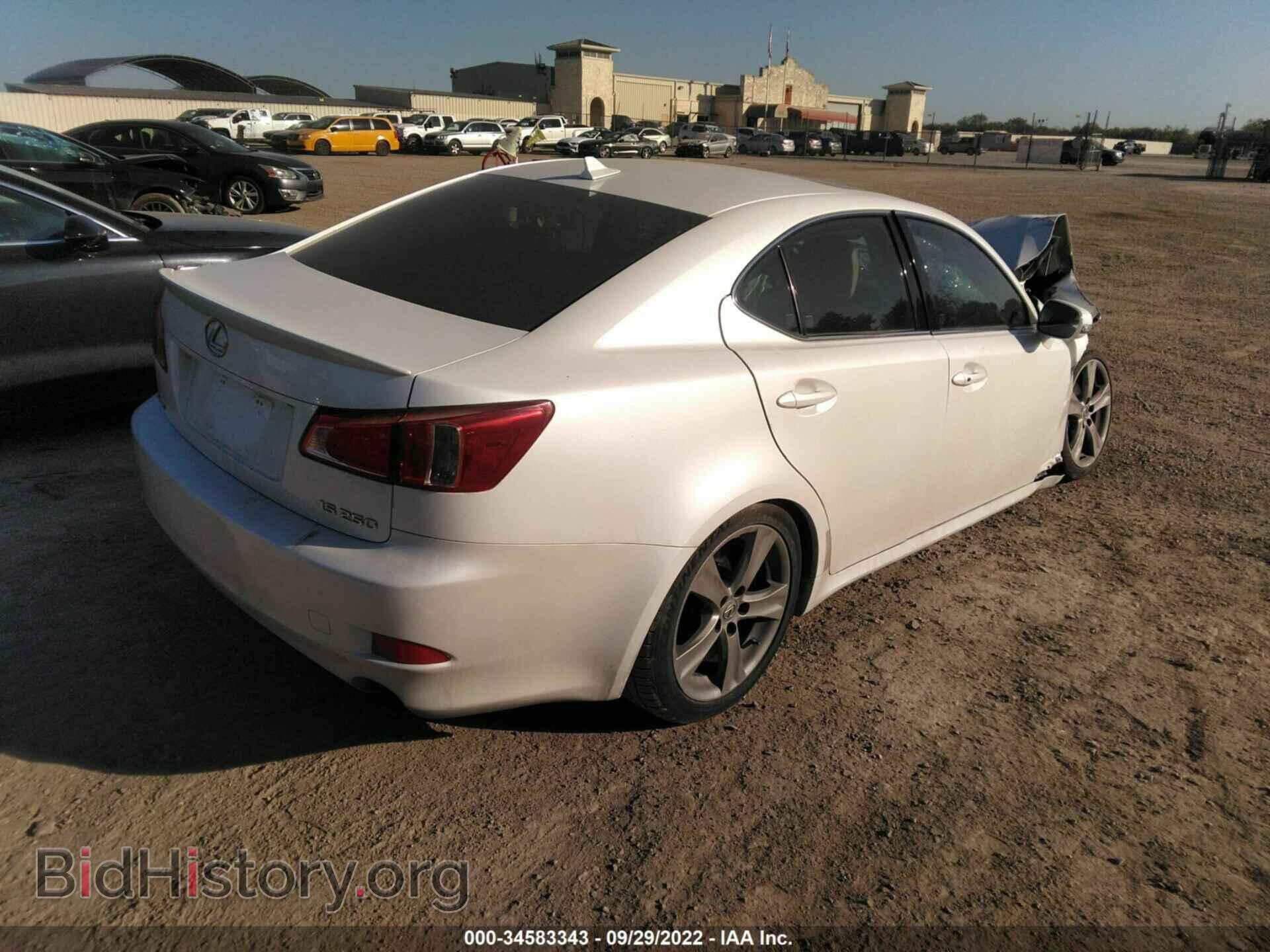 2012 LEXUS IS 250 - VIN: JTHBF5C28C5166239 - Photo 4
