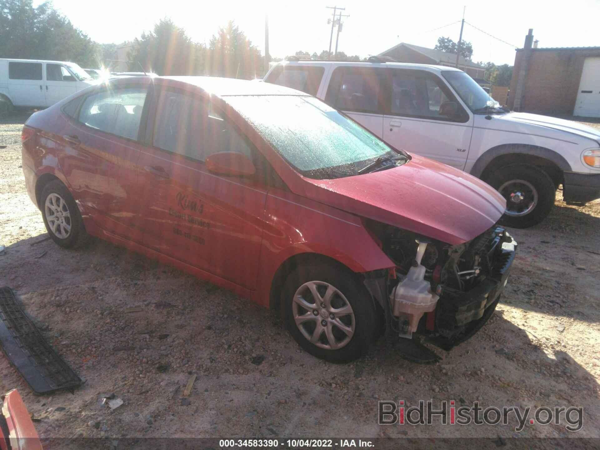 Photo KMHCT4AE1EU606103 - HYUNDAI ACCENT 2014