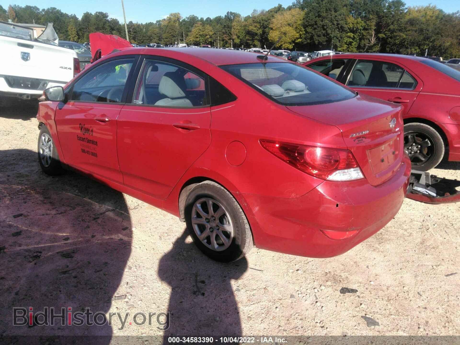 2014 HYUNDAI ACCENT - VIN: KMHCT4AE1EU606103 - Фото 3