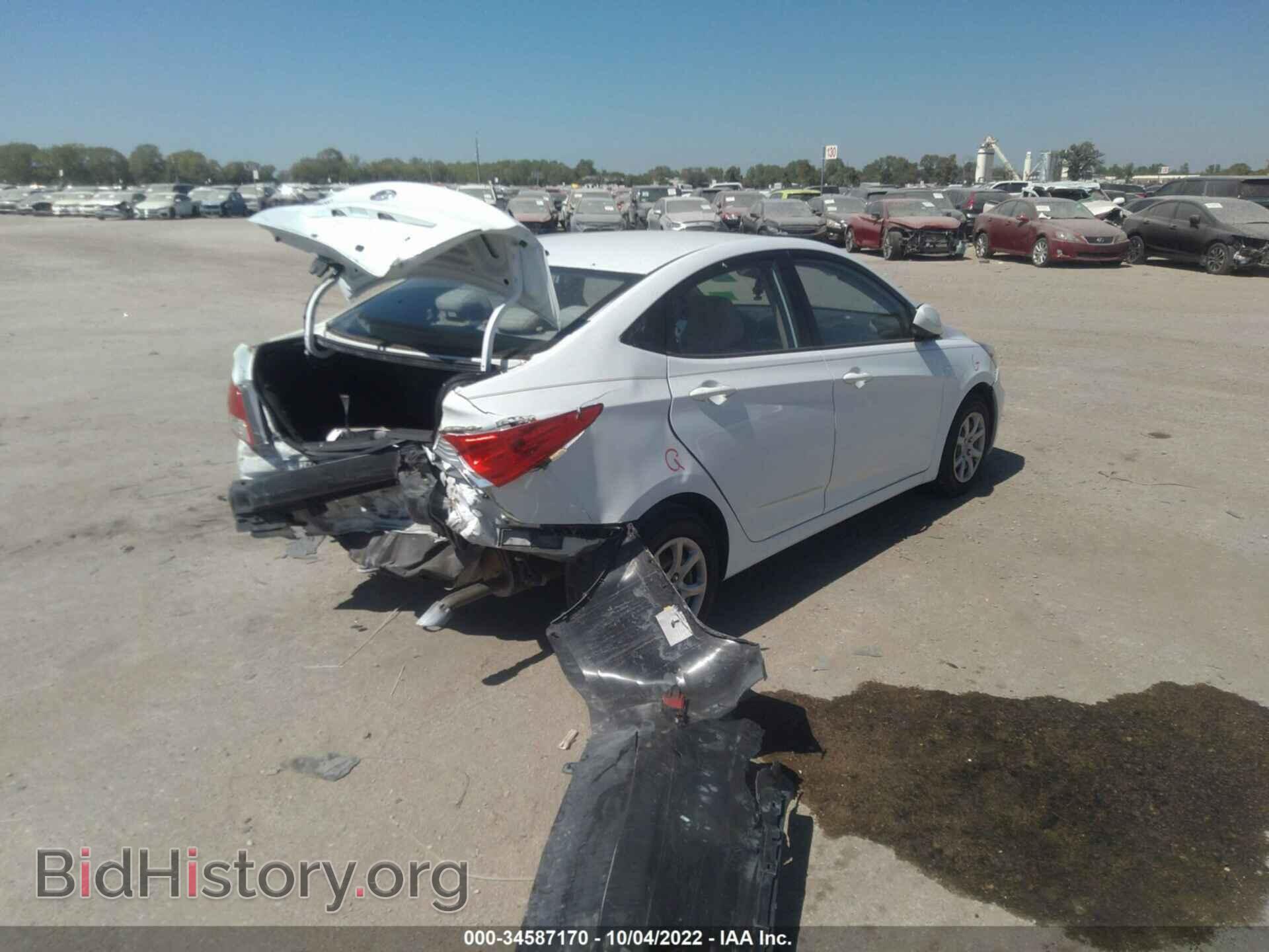 2013 HYUNDAI ACCENT - VIN: KMHCT4AE2DU310859 - Фото 4