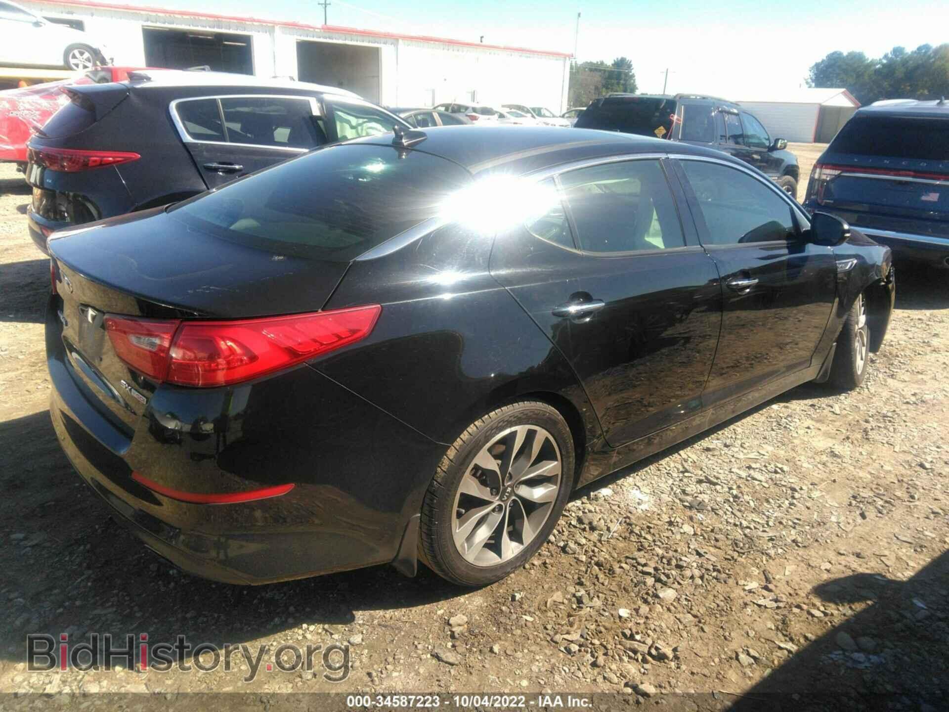 2015 KIA OPTIMA - VIN: 5XXGR4A63FG417019 - Фото 4