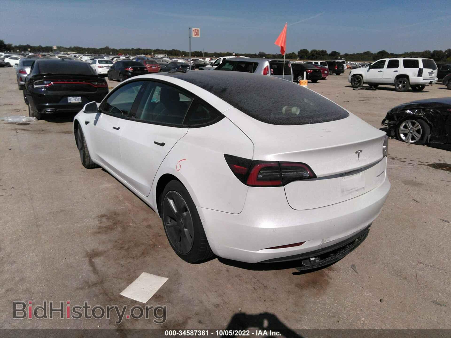 2022 TESLA MODEL 3 - VIN: 5YJ3E1EB7NF172498 - Photo 3