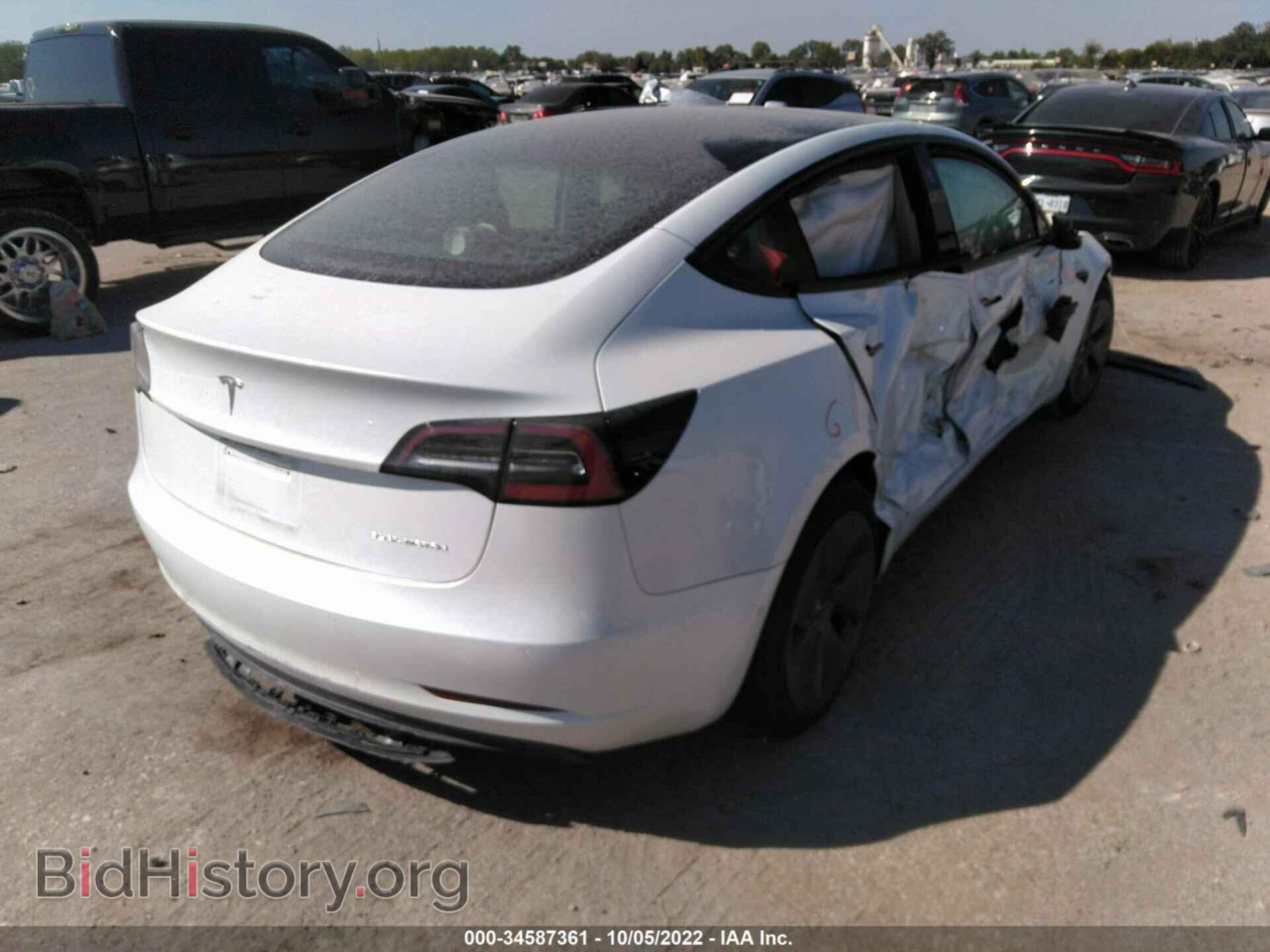 2022 TESLA MODEL 3 - VIN: 5YJ3E1EB7NF172498 - Photo 4