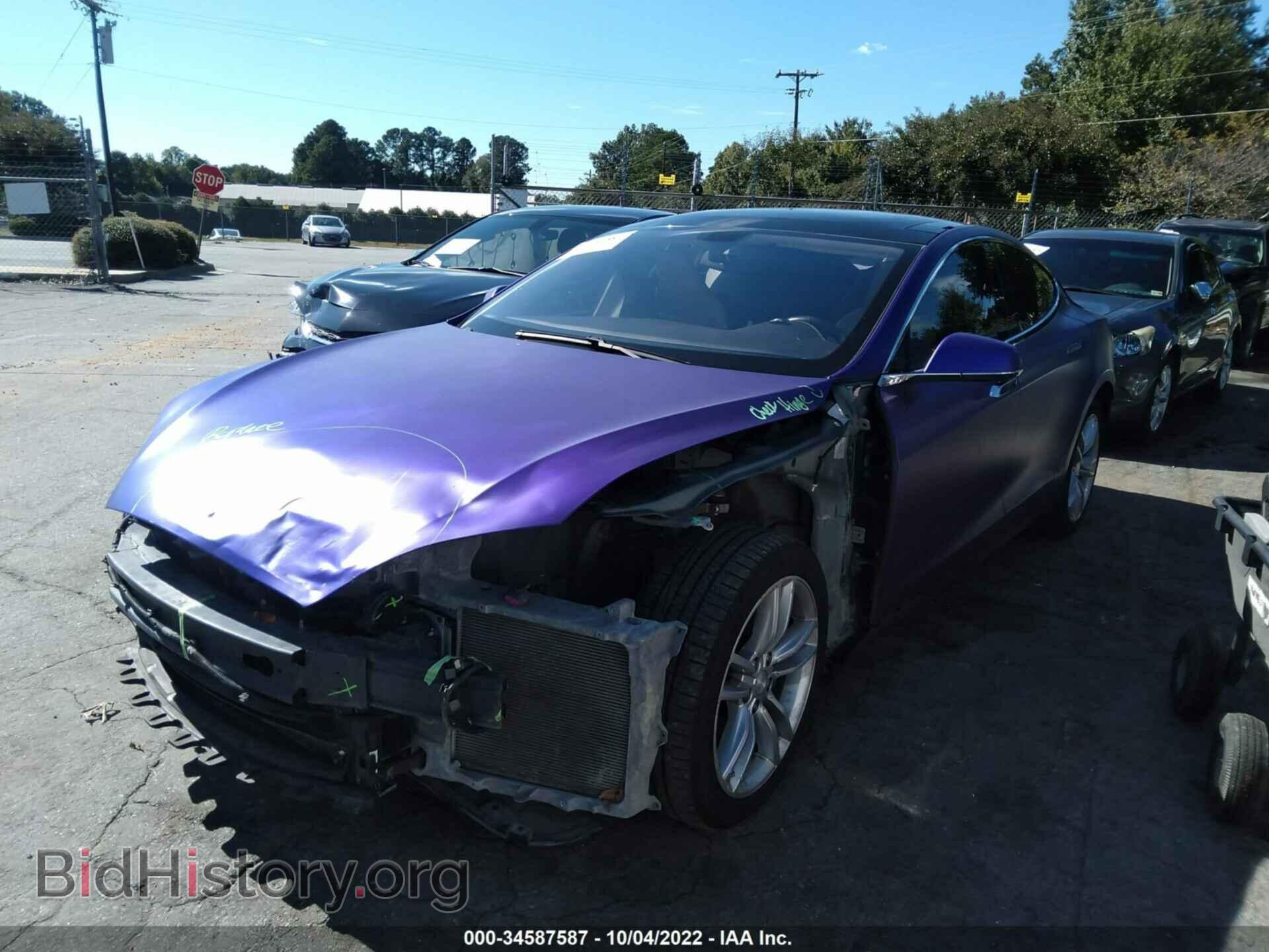 2013 TESLA MODEL S - VIN: 5YJSA1CN1DFP08123 - Photo 2