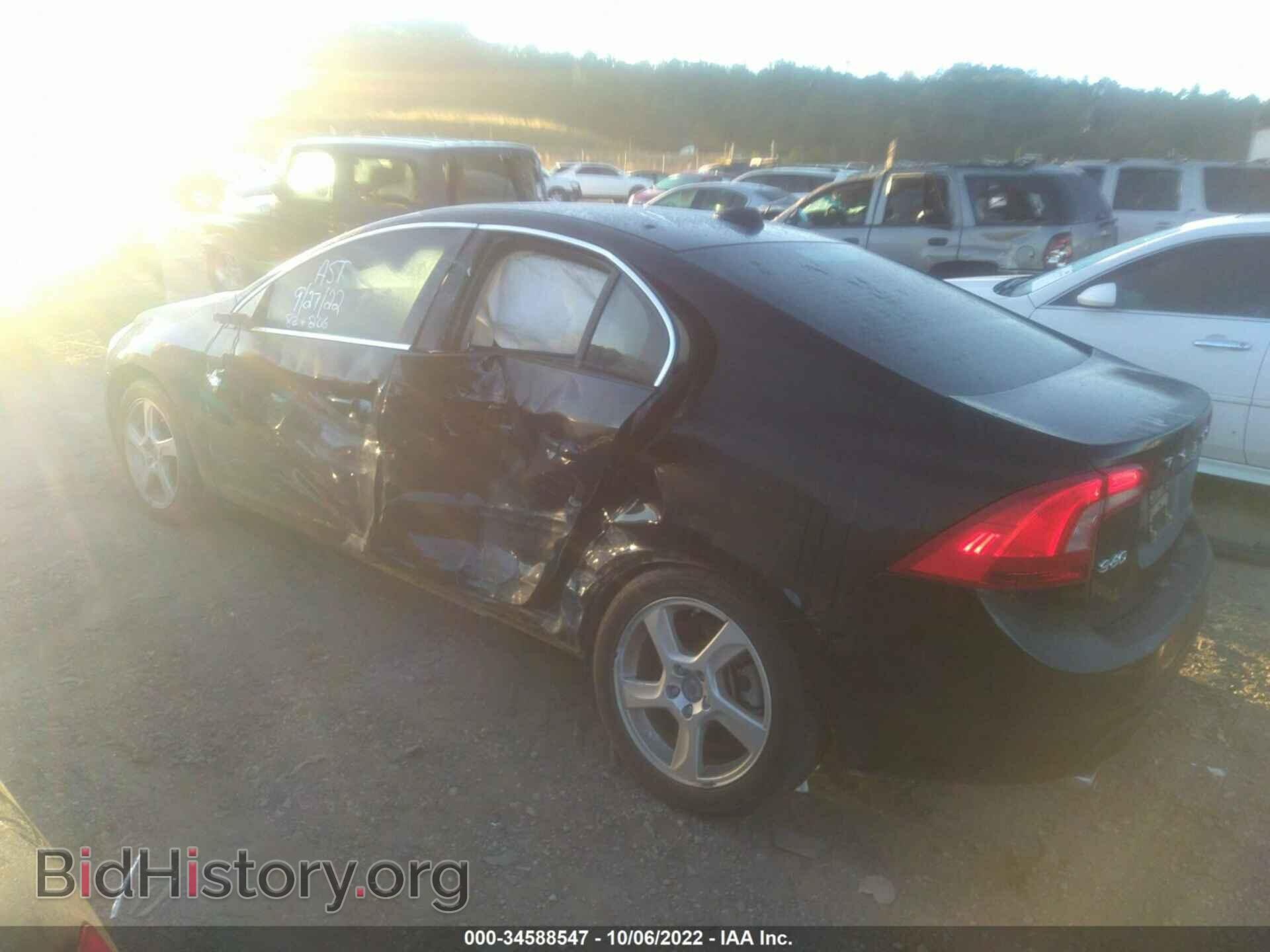 2013 VOLVO S60 - VIN: YV1612FS2D2201057 - Фото 3