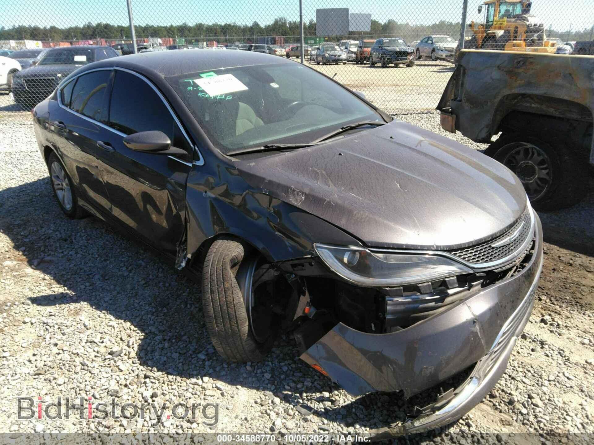Фотография 1C3CCCAB8FN670949 - CHRYSLER 200 2015