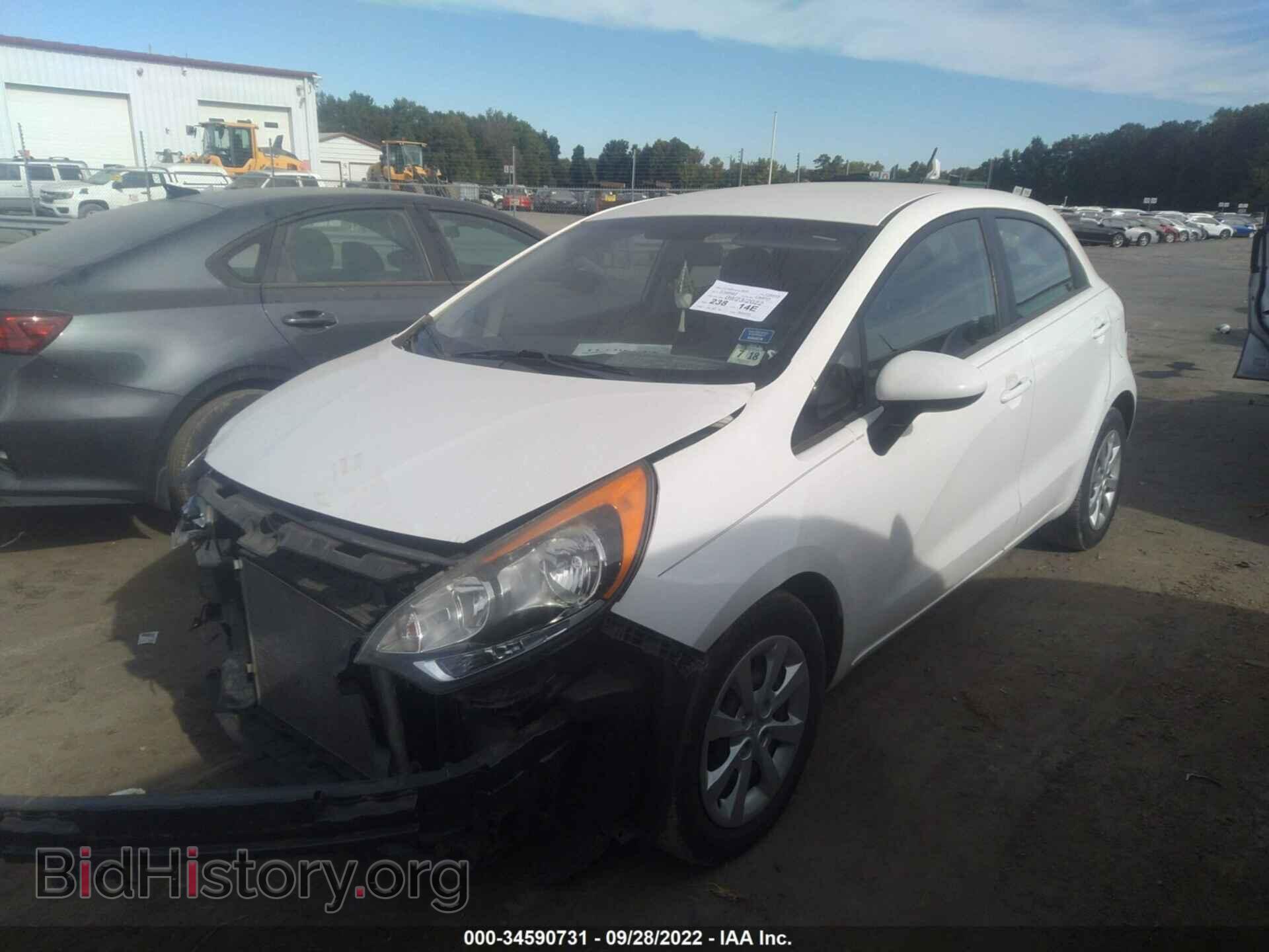 2013 KIA RIO - VIN: KNADM5A34D6128415 - Фото 2