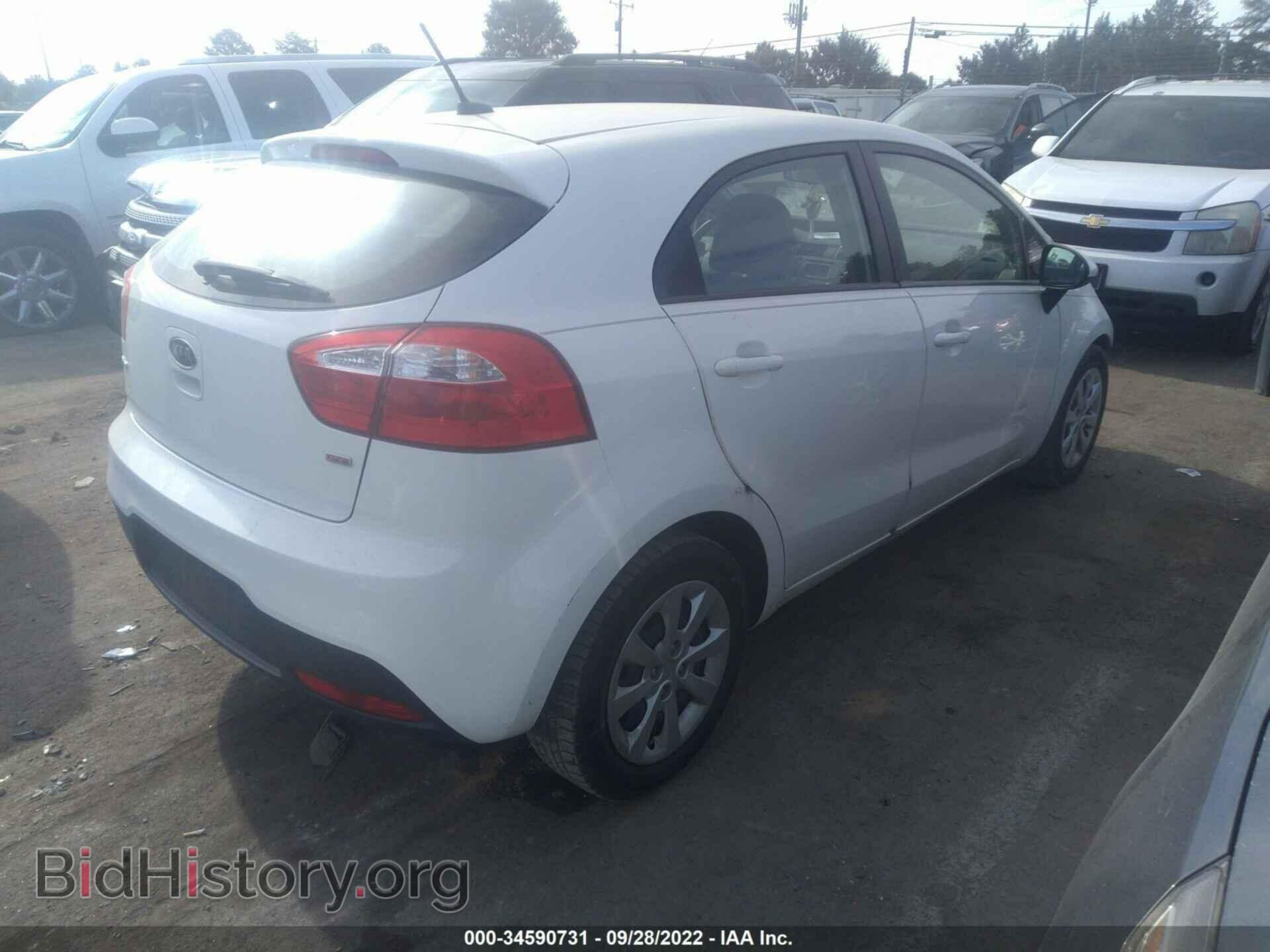 2013 KIA RIO - VIN: KNADM5A34D6128415 - Фото 4