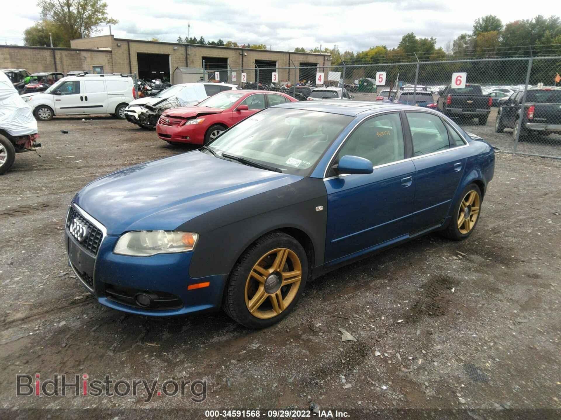 2008 AUDI A4 - VIN: WAUDF78E18A101270 - Фото 2