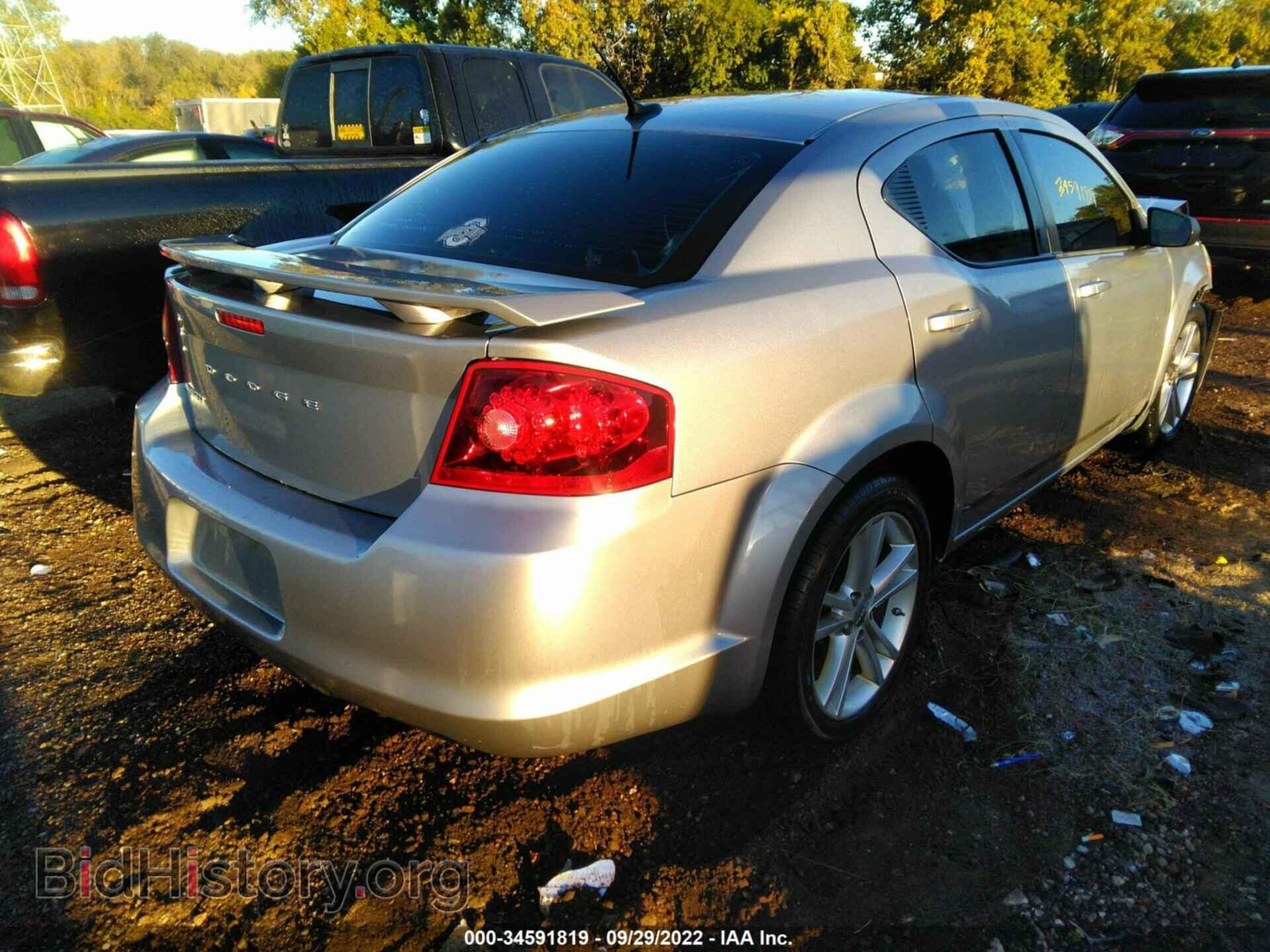 2013 DODGE AVENGER - VIN: 1C3CDZAG8DN552893 - Фото 4