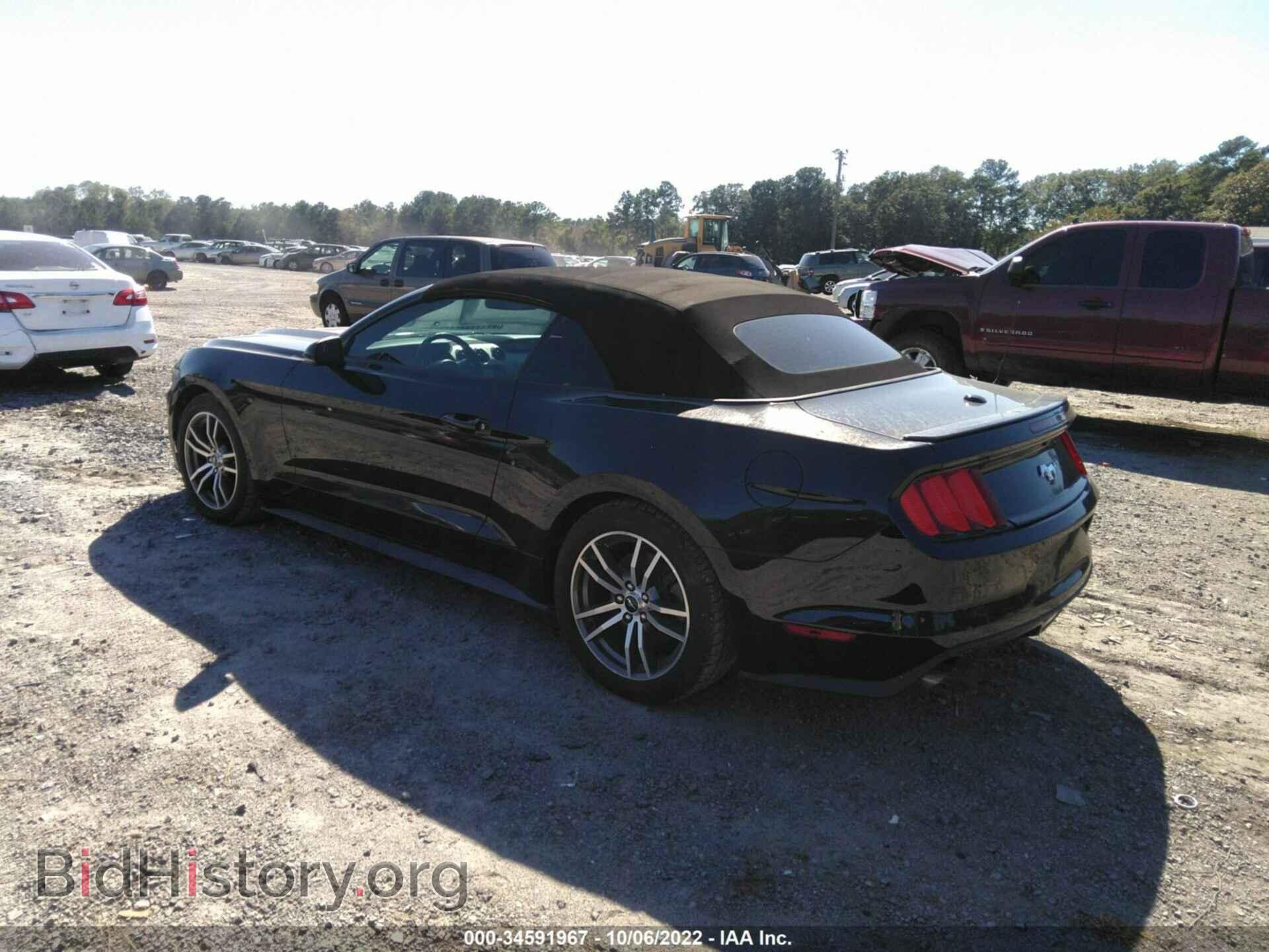 2015 FORD MUSTANG - VIN: 1FATP8UH6F5383497 - Фото 3