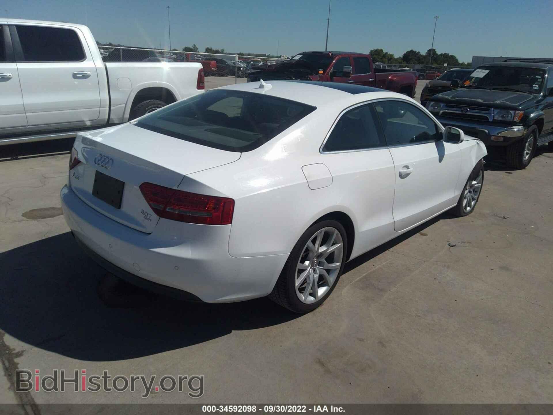 2012 AUDI A5 - VIN: WAULFAFR7CA017851 - Фото 4
