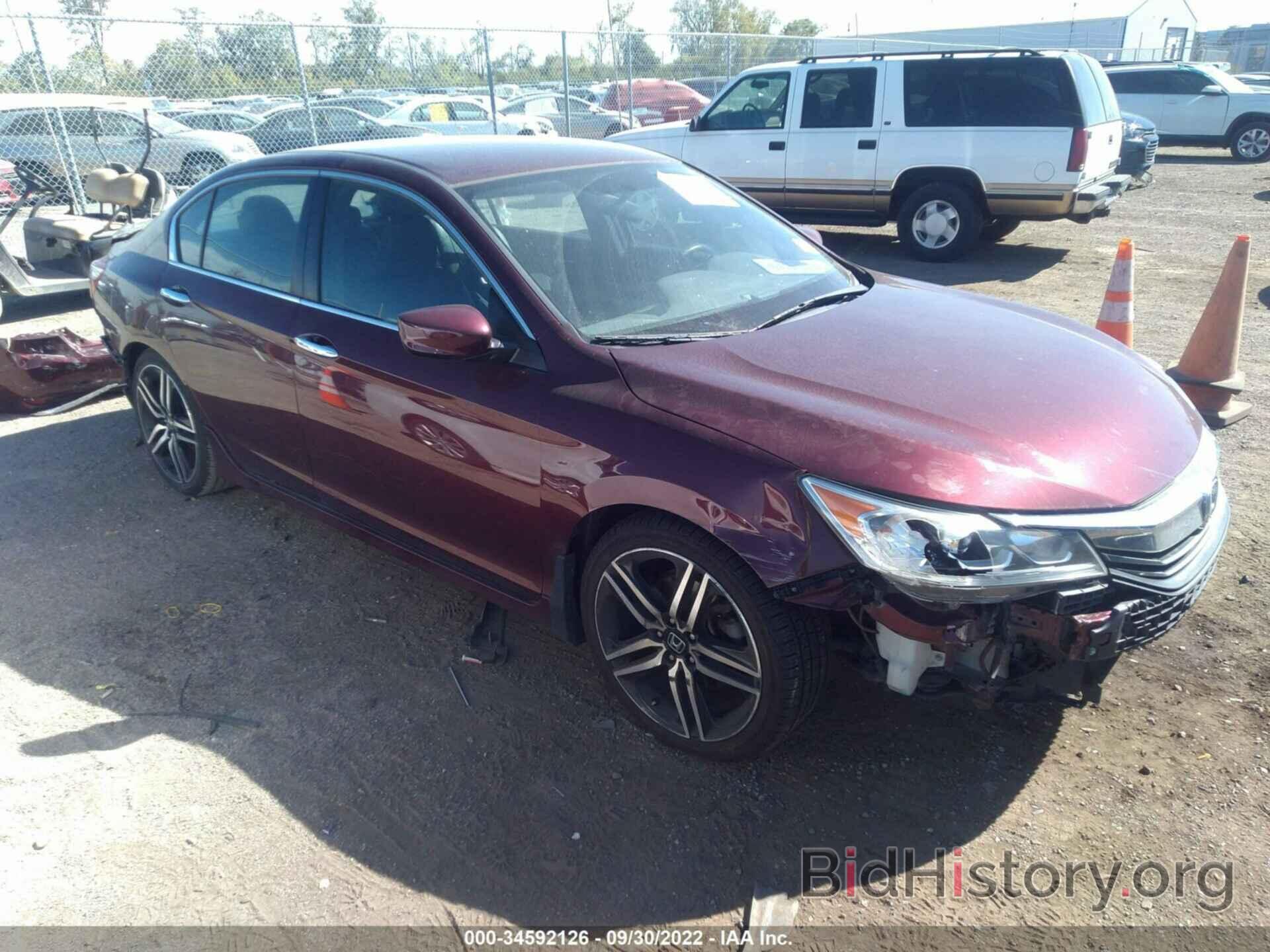 Photo 1HGCR2F51GA102771 - HONDA ACCORD SEDAN 2016