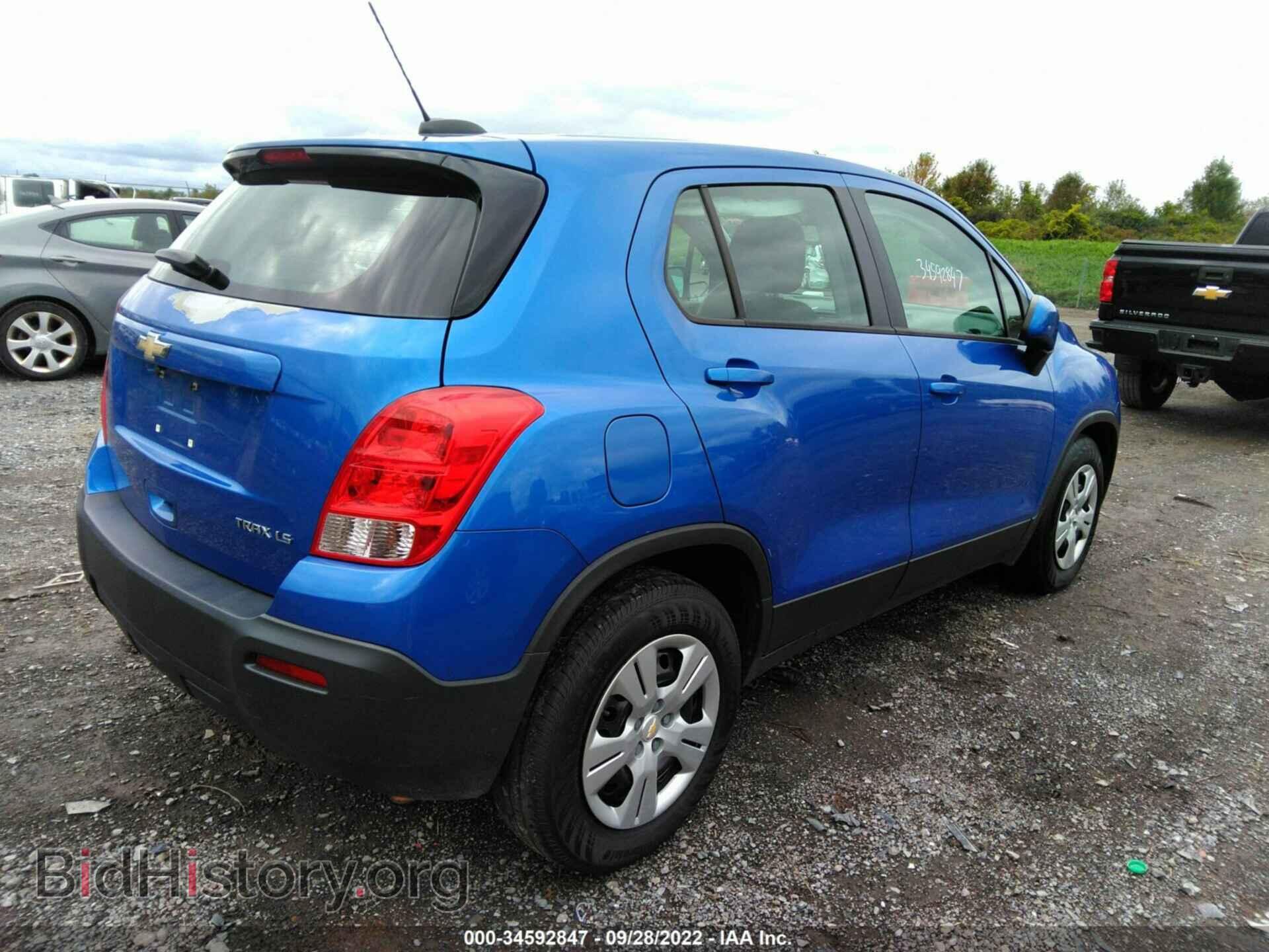 2016 CHEVROLET TRAX - VIN: KL7CJKSB4GB606692 - Фото 4