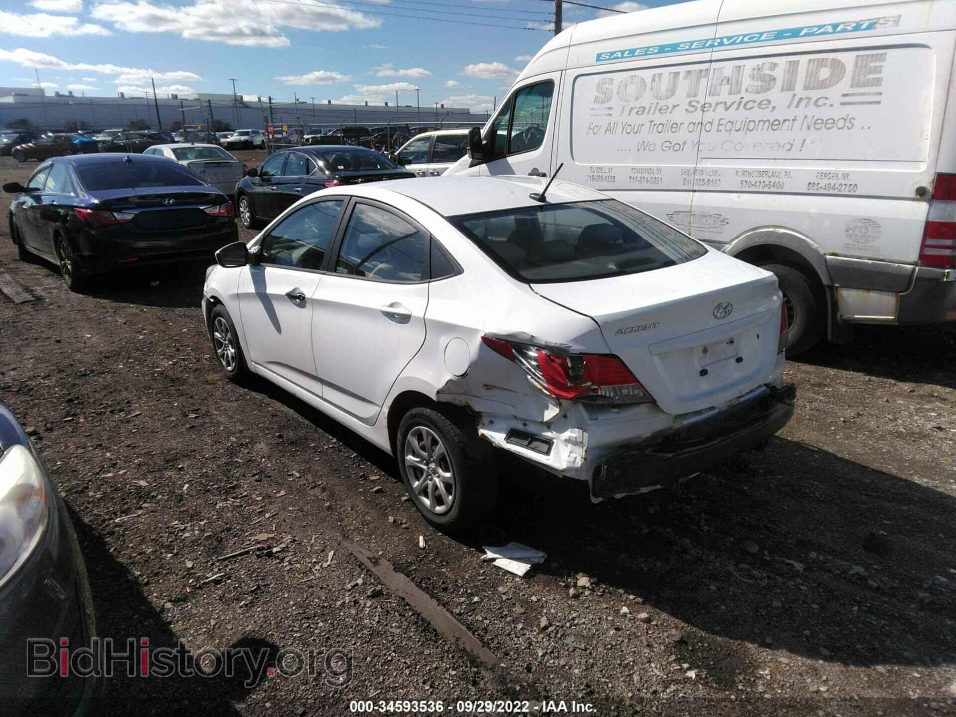 2012 HYUNDAI ACCENT - VIN: KMHCT4AE1CU124387 - Фото 3