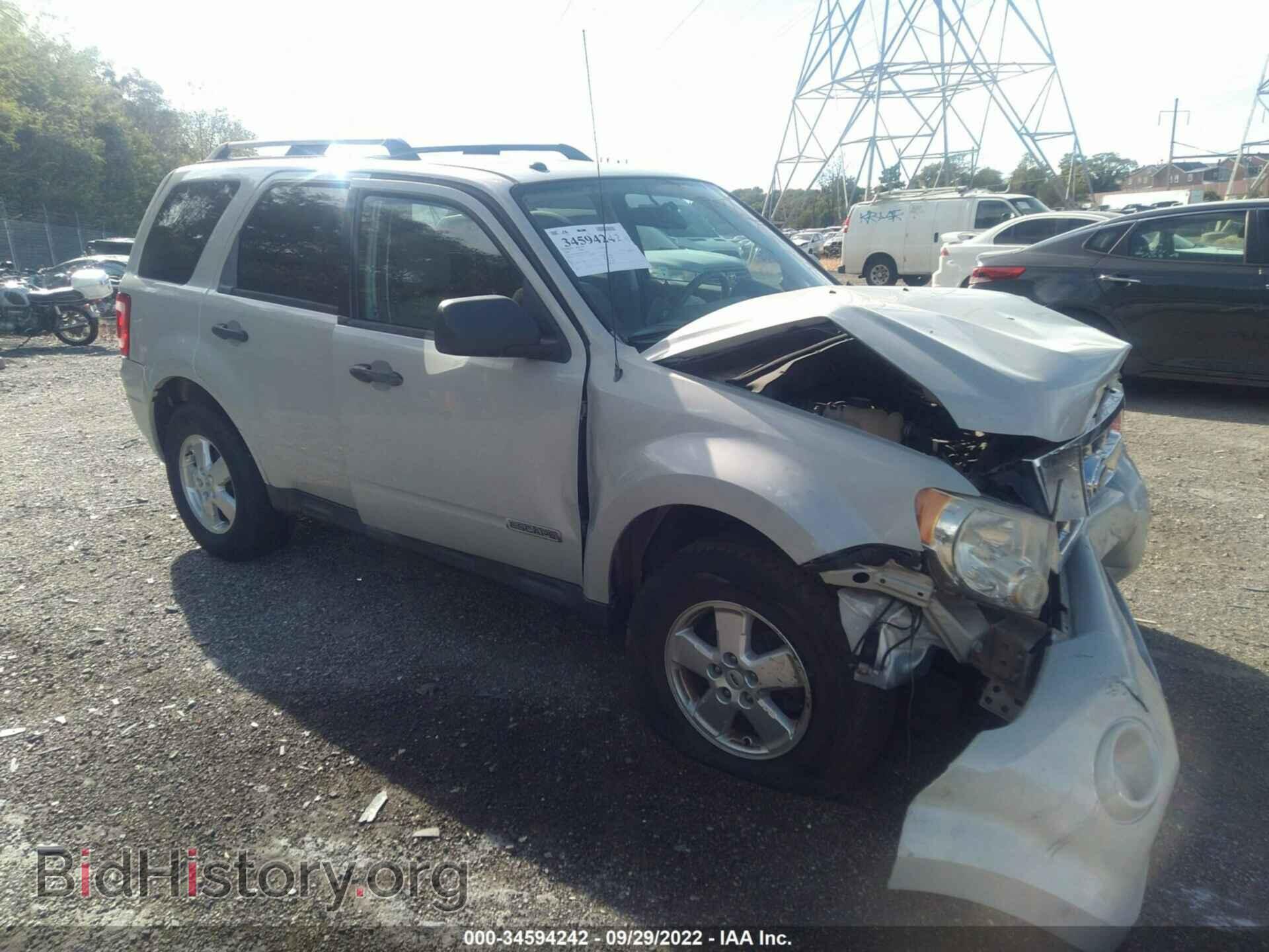 Photo 1FMCU03Z68KD50398 - FORD ESCAPE 2008