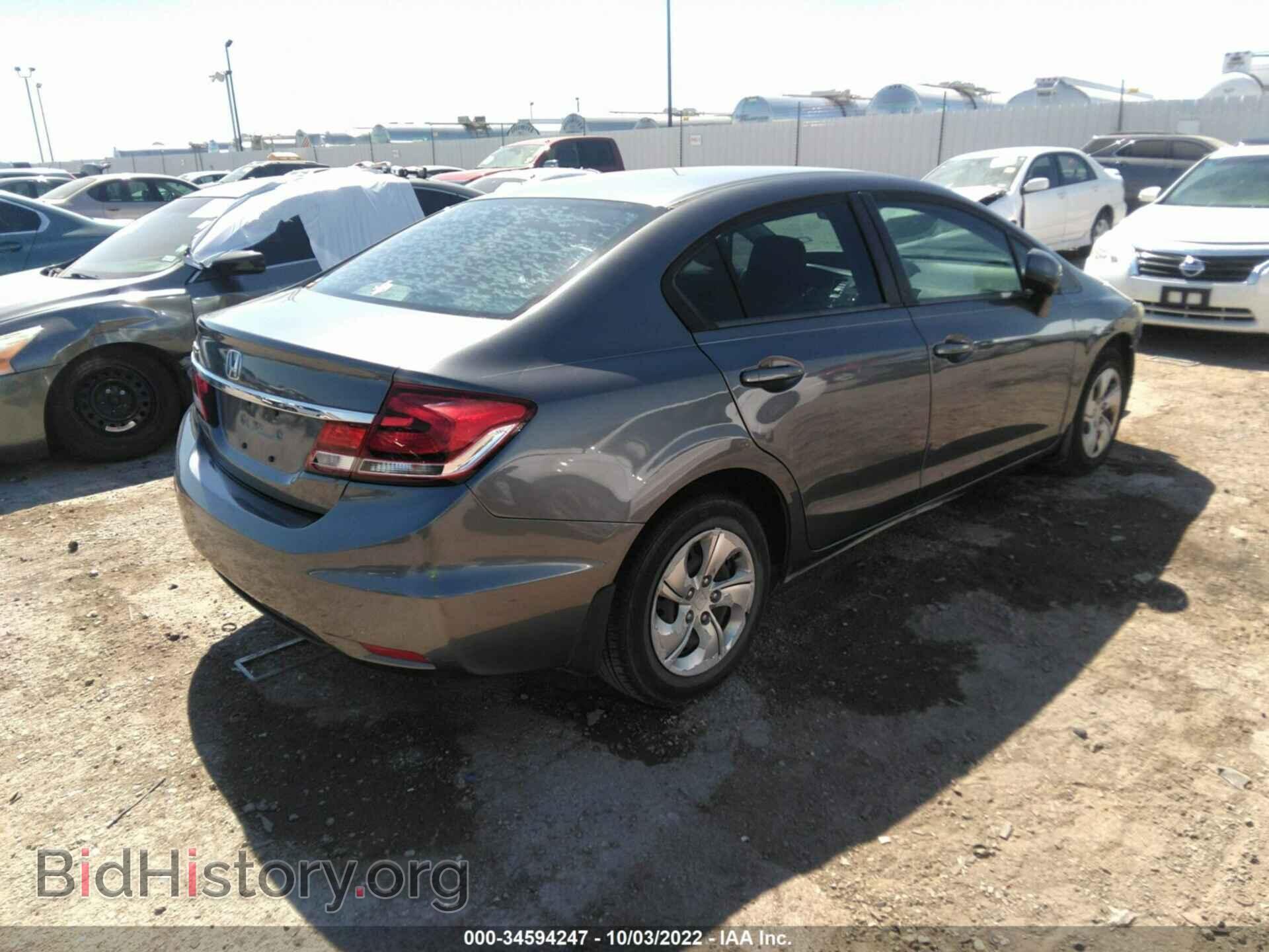 2013 HONDA CIVIC SDN - VIN: 19XFB2F5XDE023043 - Фото 4