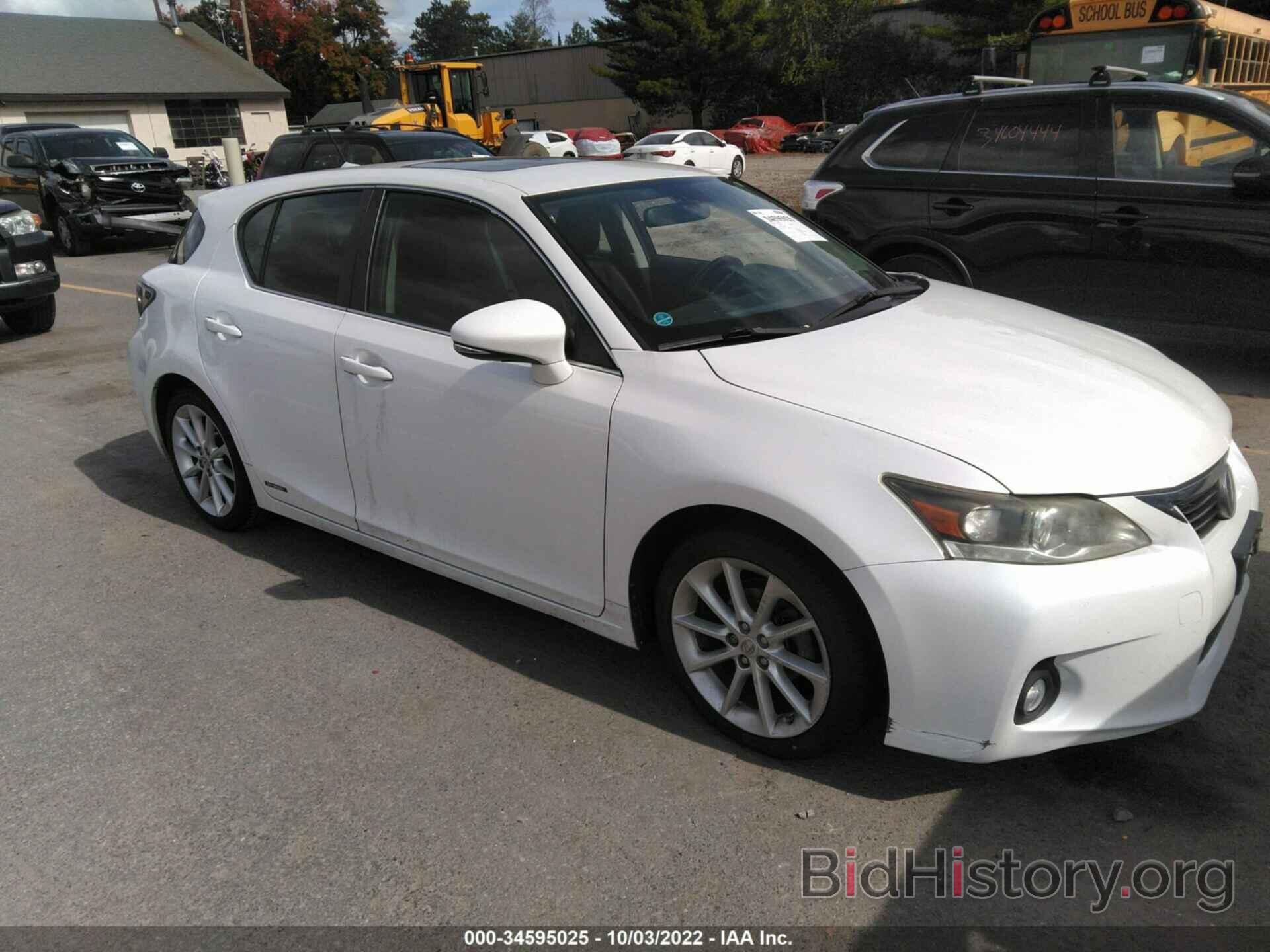 Photo JTHKD5BH1C2049387 - LEXUS CT 200H 2012