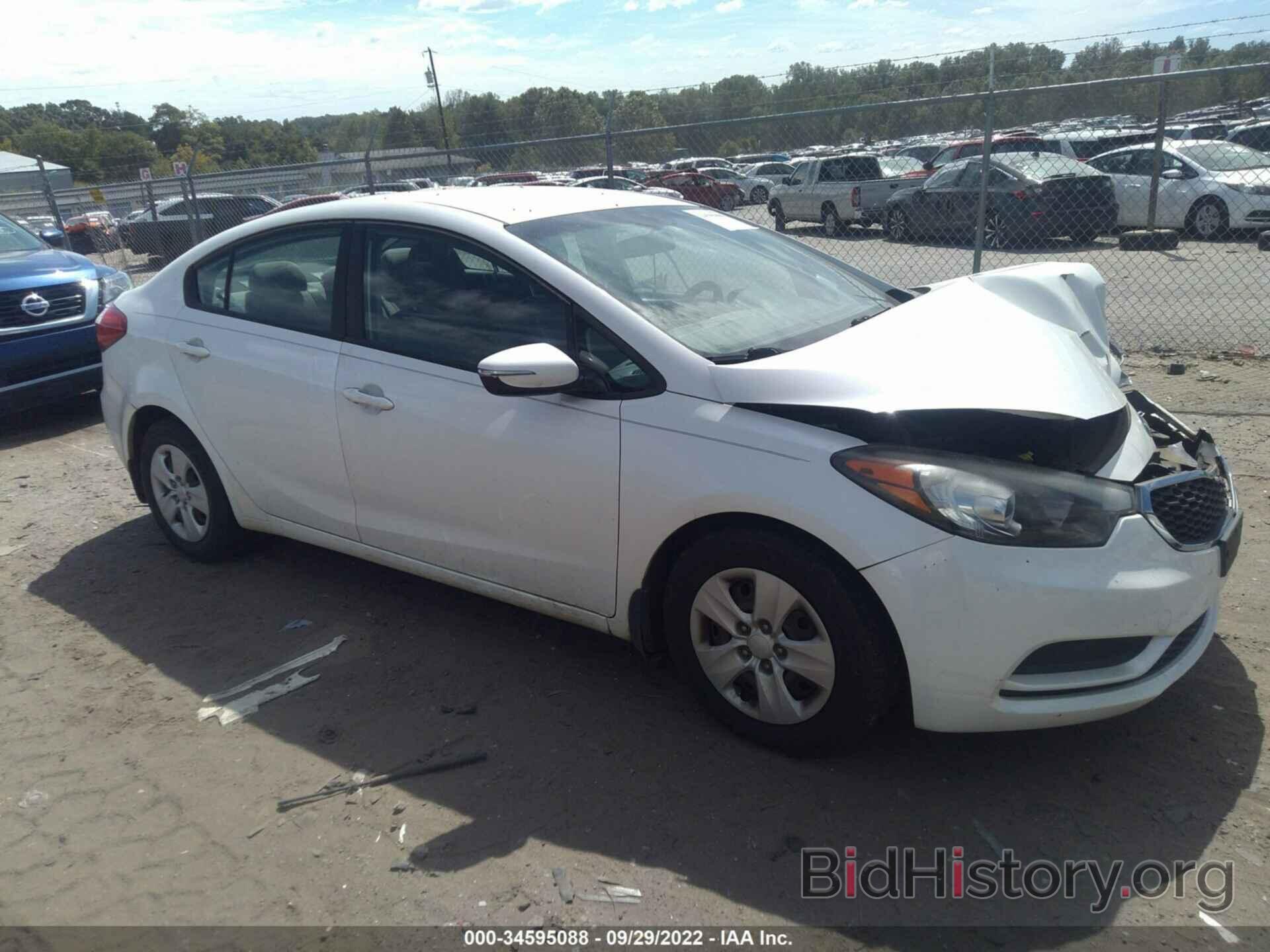 Photo KNAFX4A6XF5384958 - KIA FORTE 2015