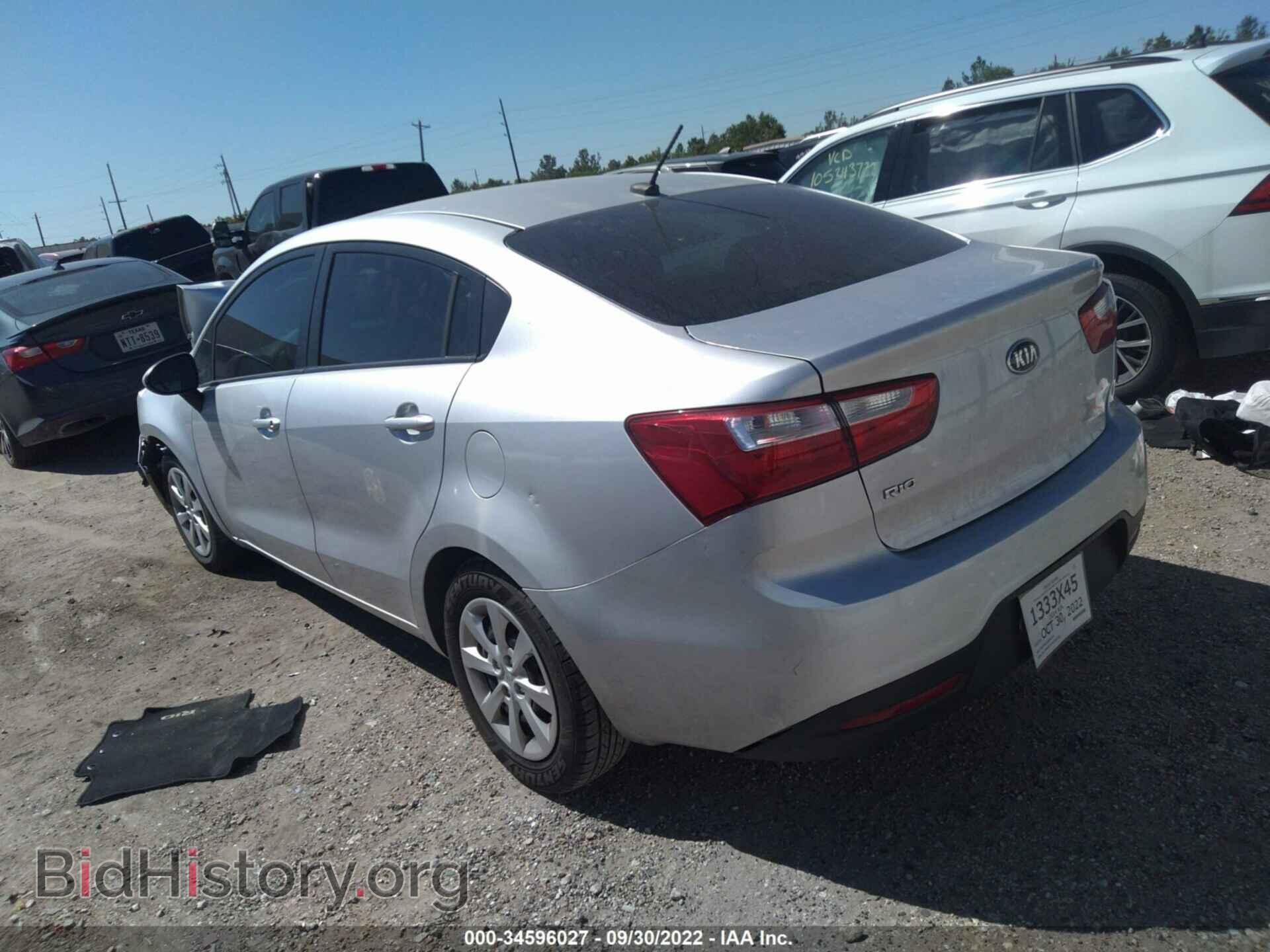 2014 KIA RIO - VIN: KNADM4A34E6344549 - Фото 3