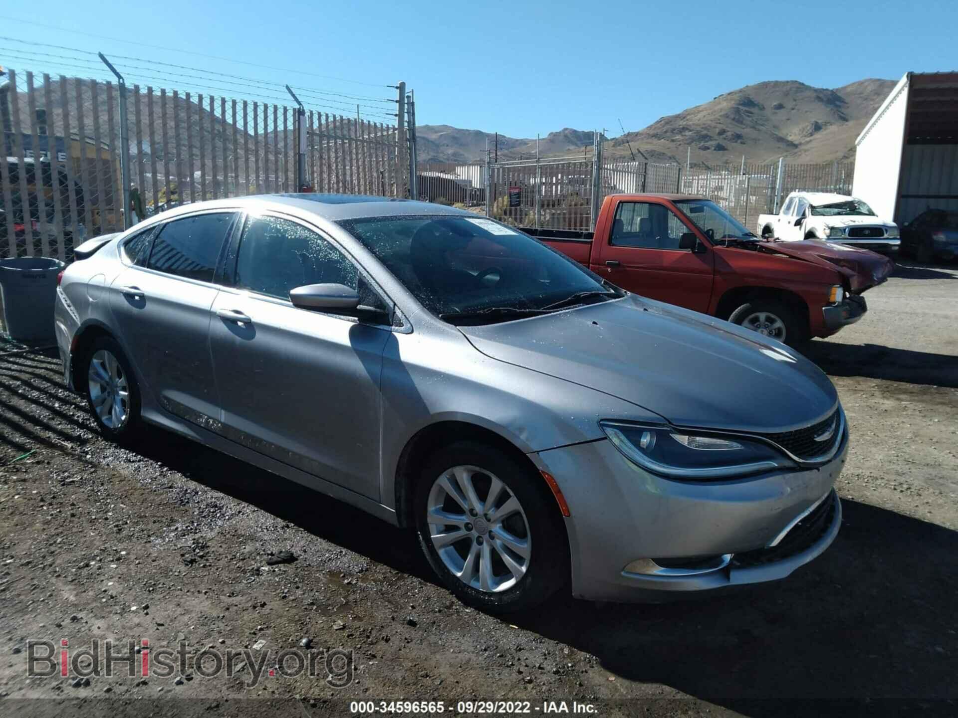 Фотография 1C3CCCAB5FN637522 - CHRYSLER 200 2015