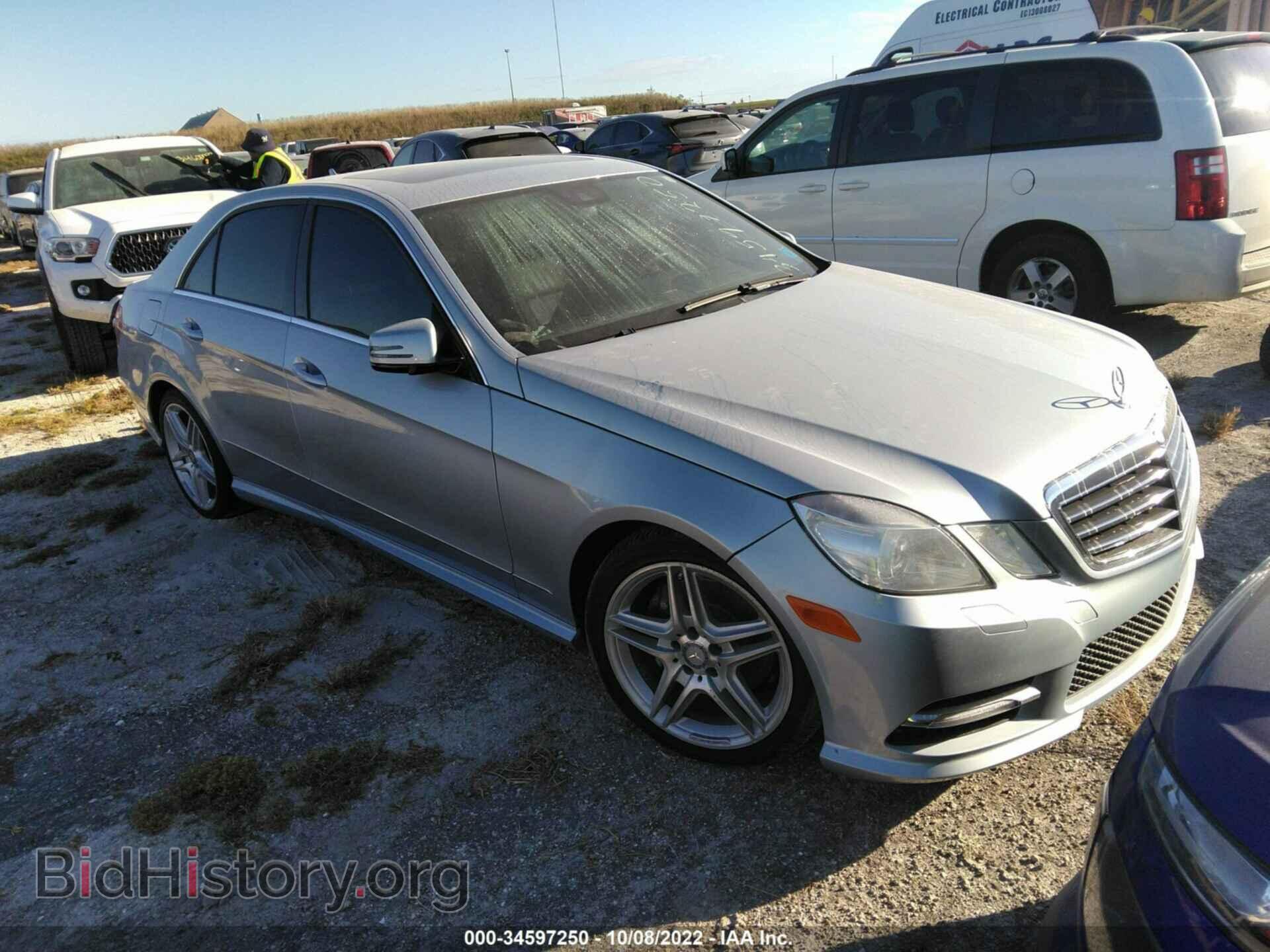 Фотография WDDHF5KBXDA691752 - MERCEDES-BENZ E-CLASS 2013