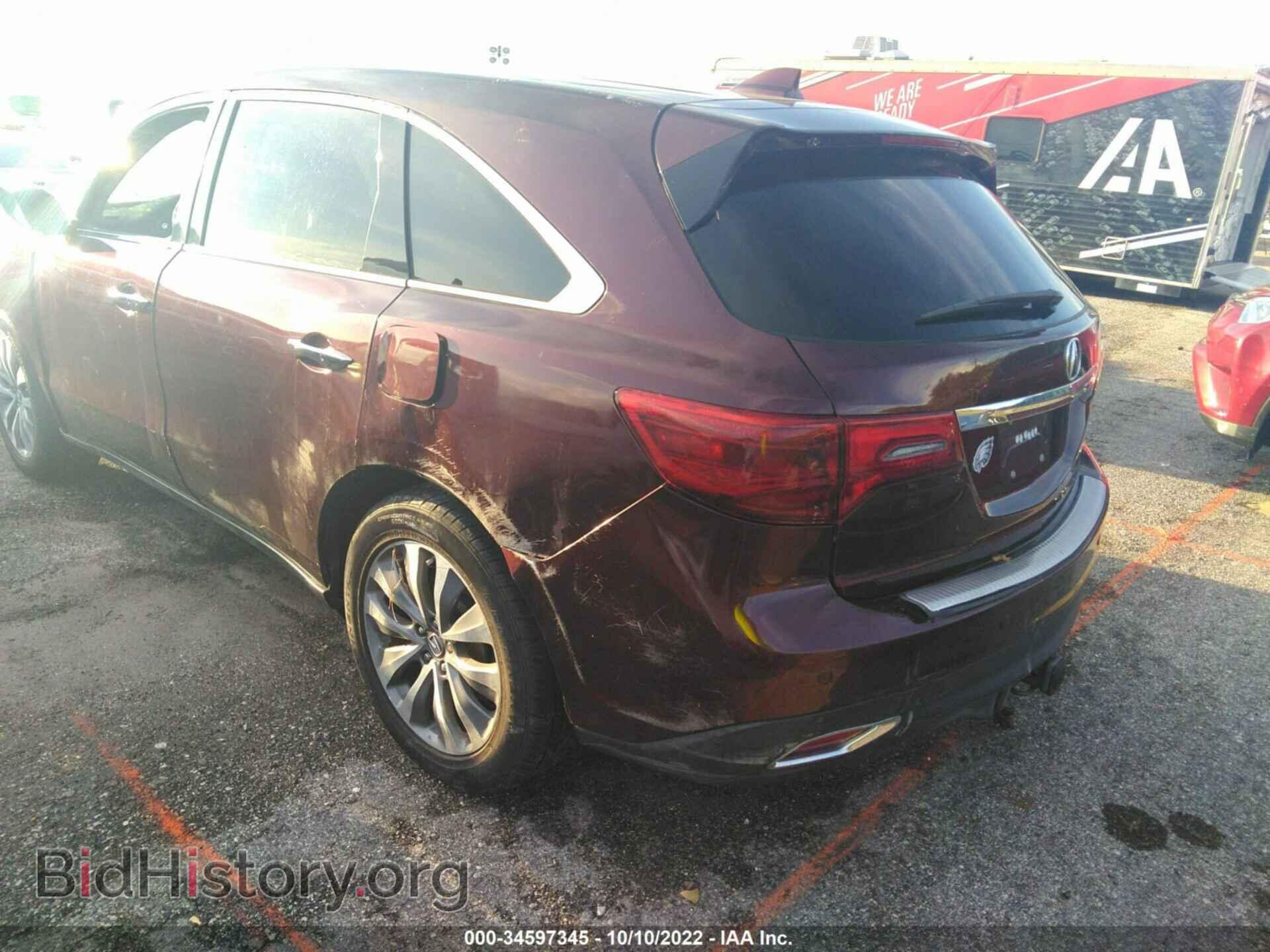 2015 ACURA MDX - VIN: 5FRYD4H40FB021302 - Фото 3