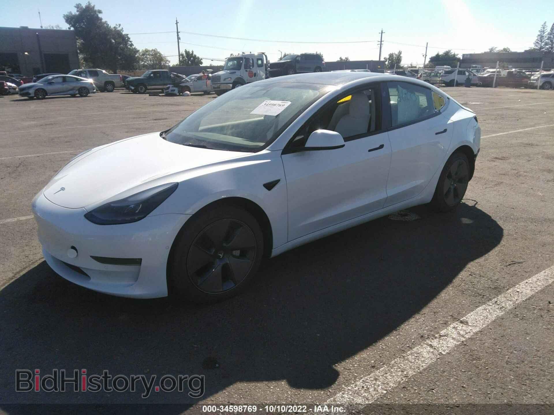 2022 TESLA MODEL 3 - VIN: 5YJ3E1EB2NF138808 - Фото 2