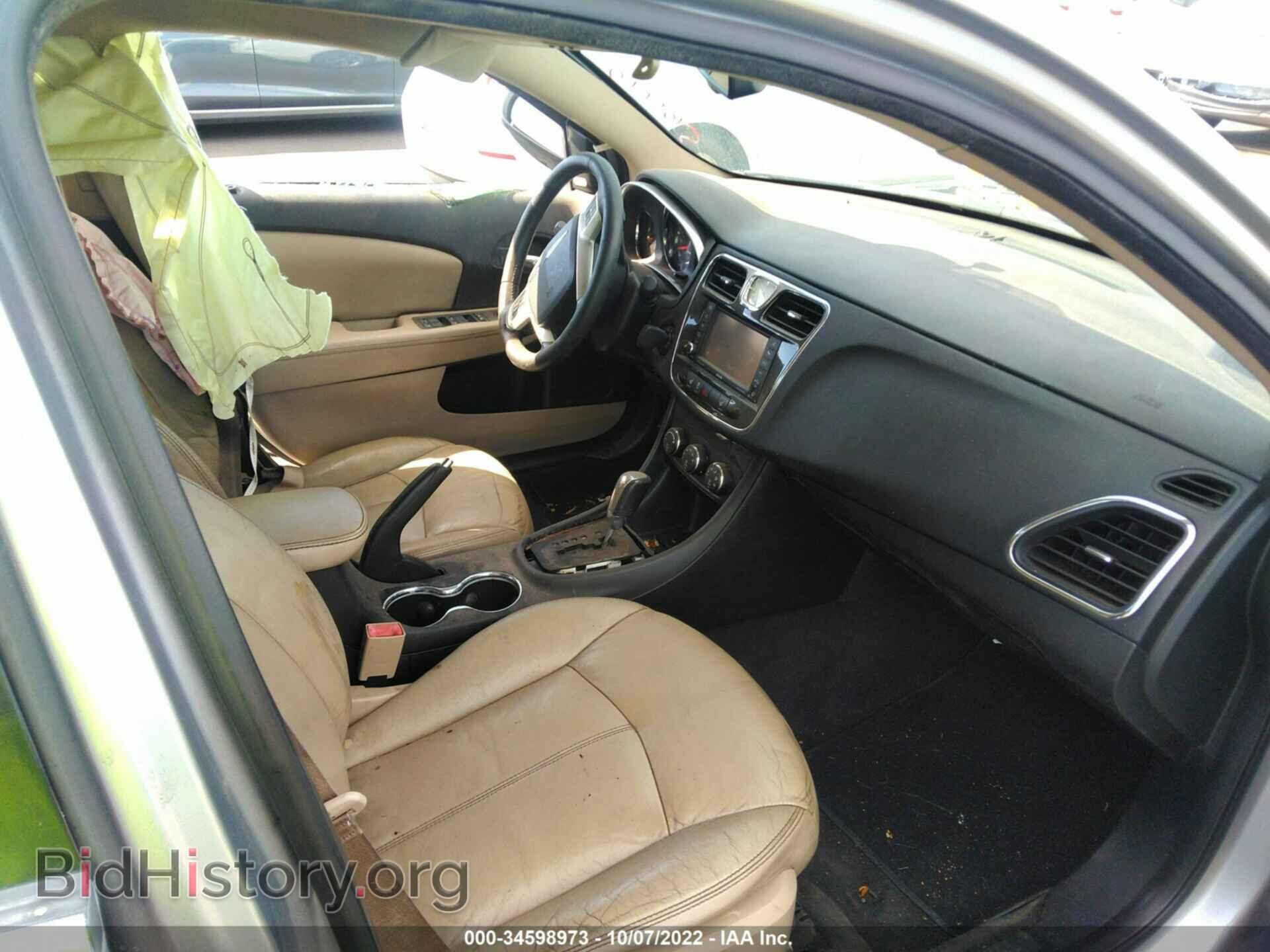 2013 CHRYSLER 200 - VIN: 1C3CCBCG6DN510410 - Фото 5